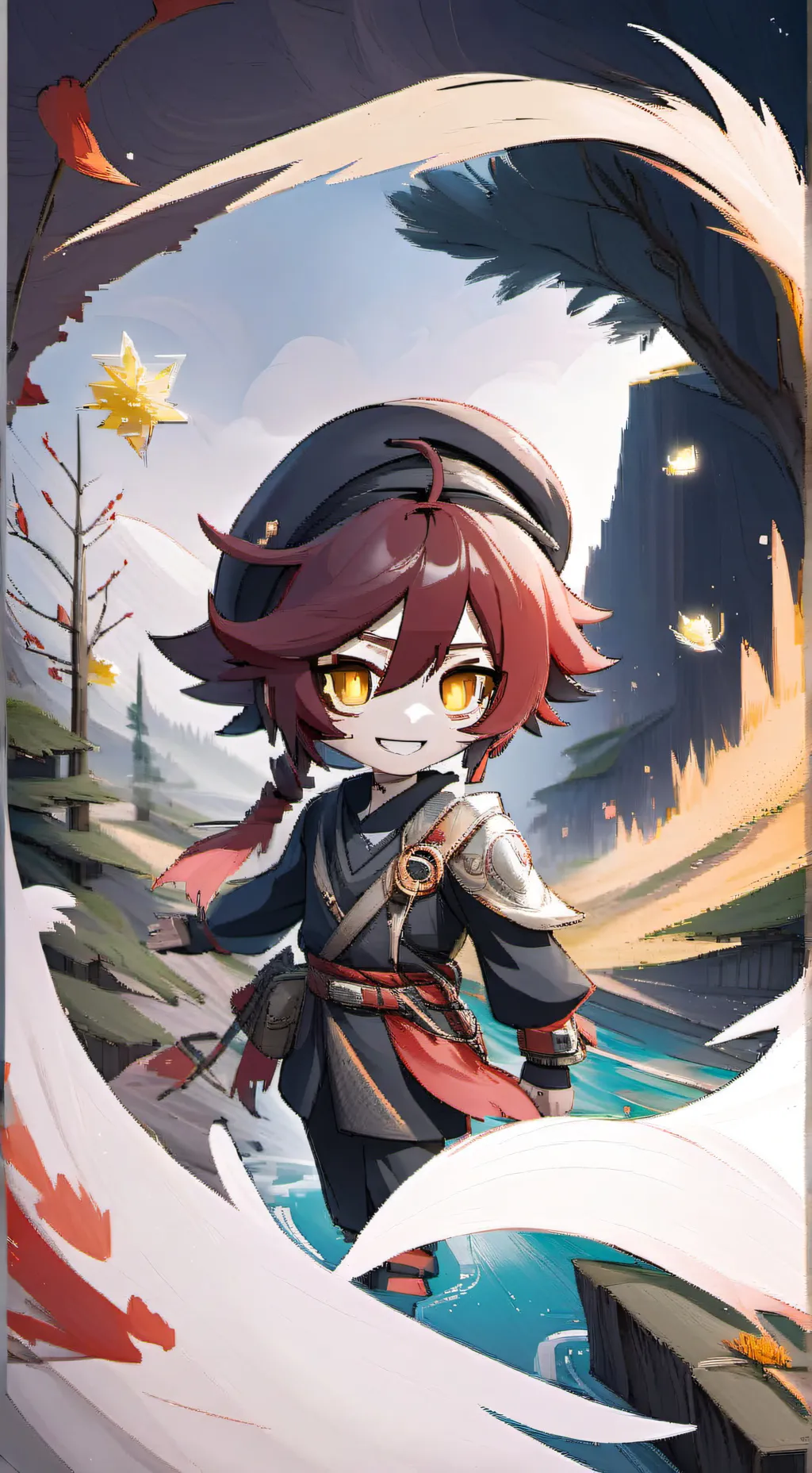 ai character: vrc with Alexandra background