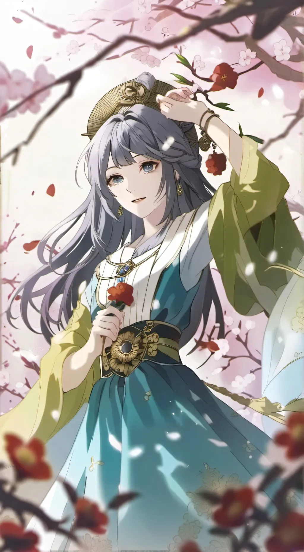 ai character: Katia  background