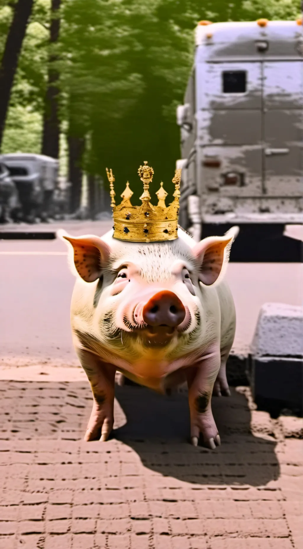 ai character: technoblade  background