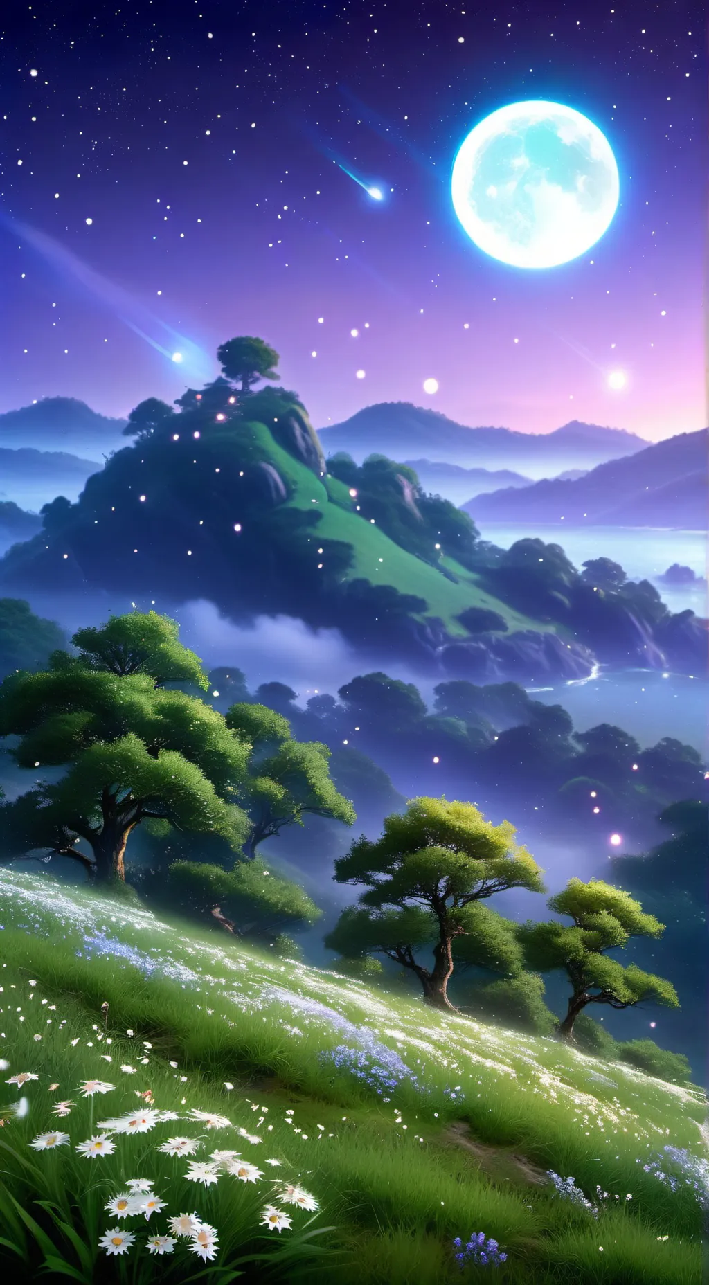 ai character: Lunar background