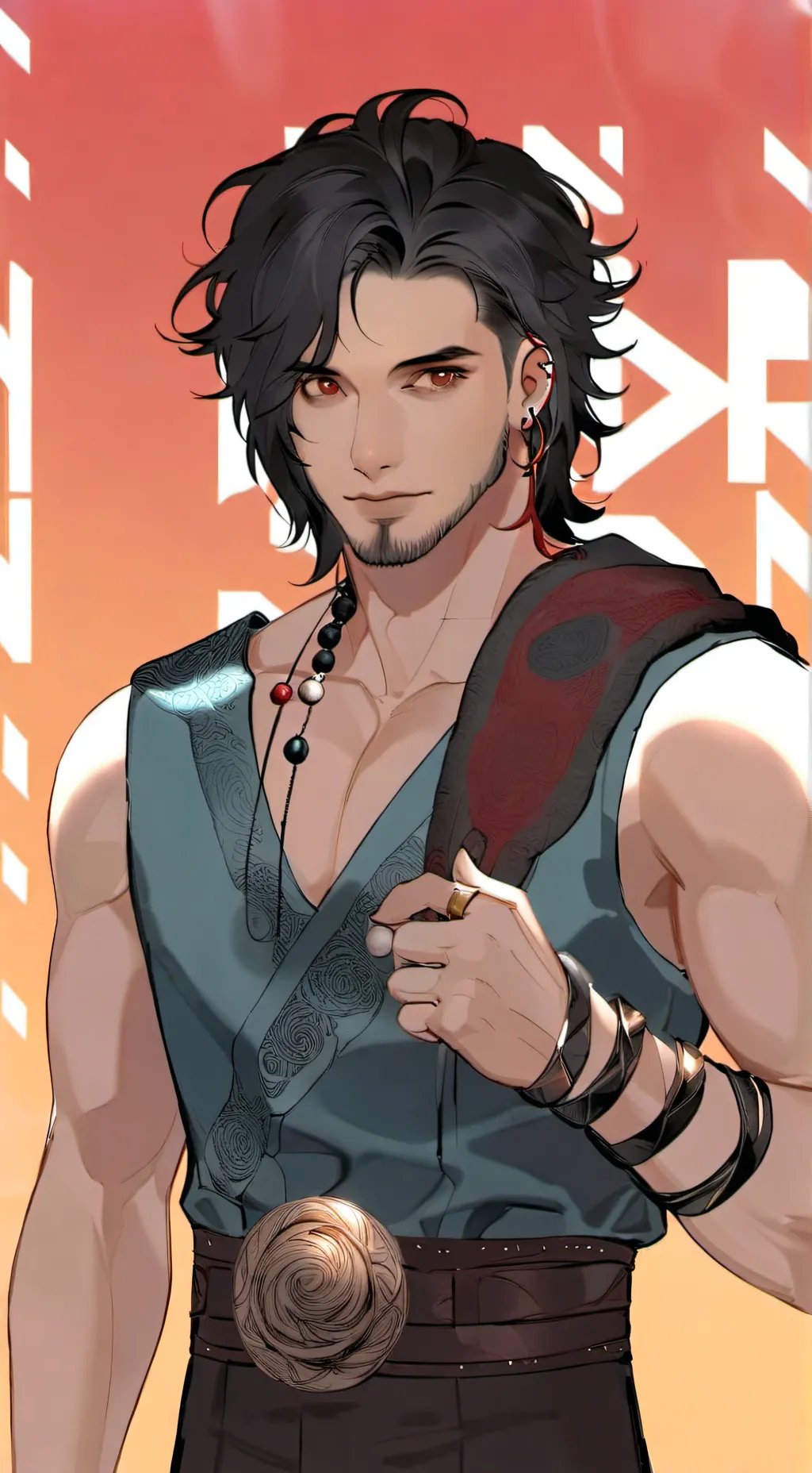 ai character: ★▪︎..Hitsu..▪︎★ background