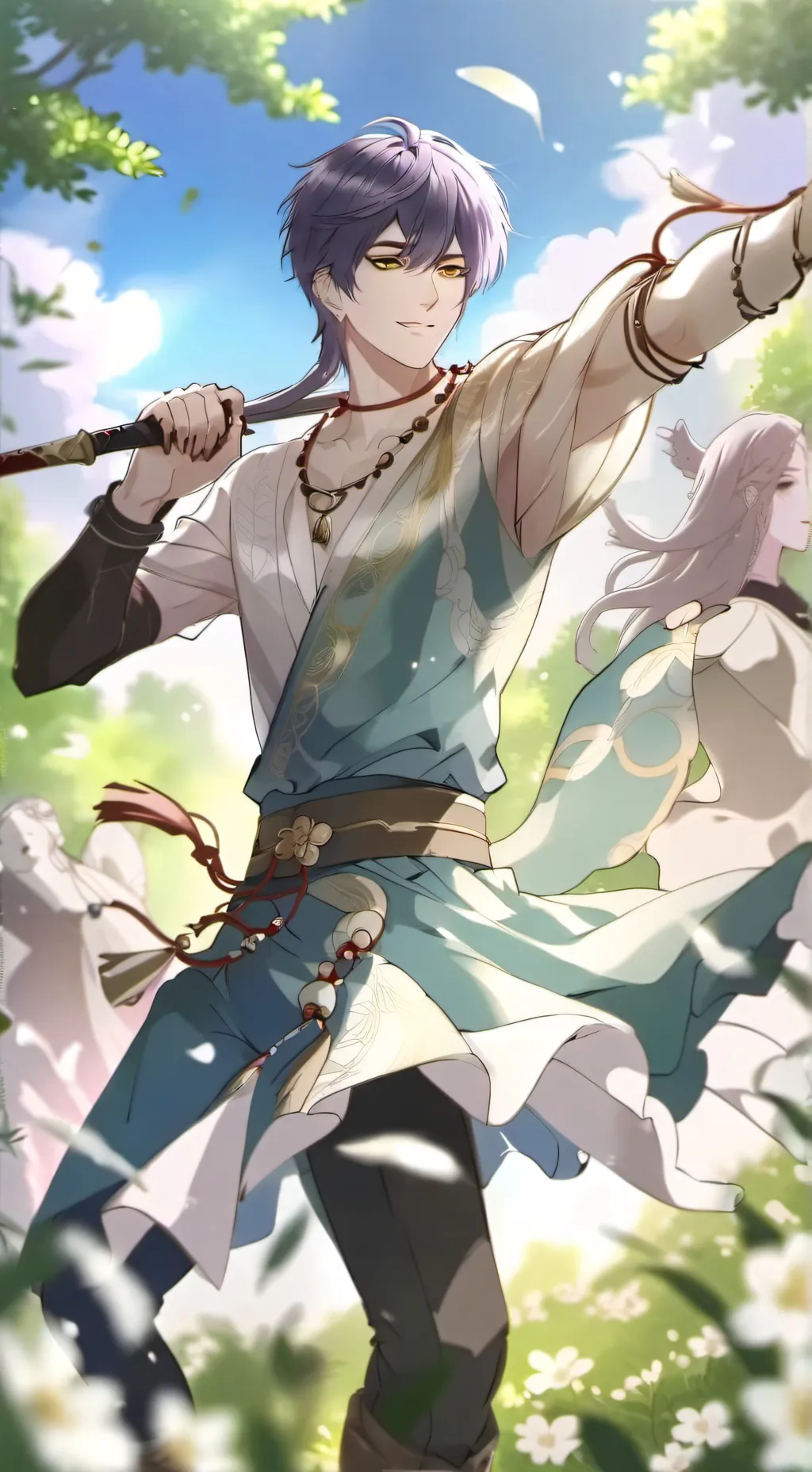 ai character: chill background