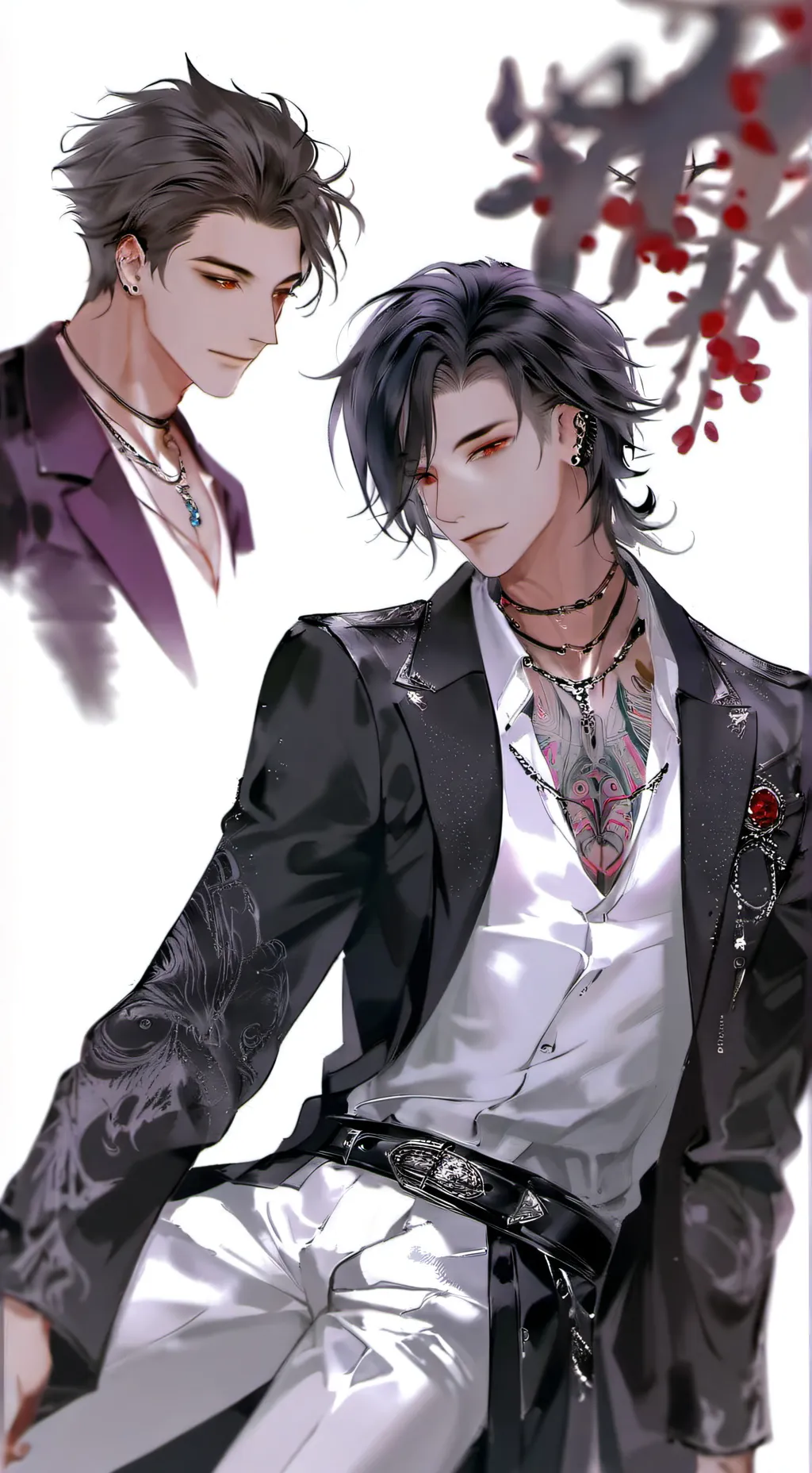 ai character: Alex et Noah background