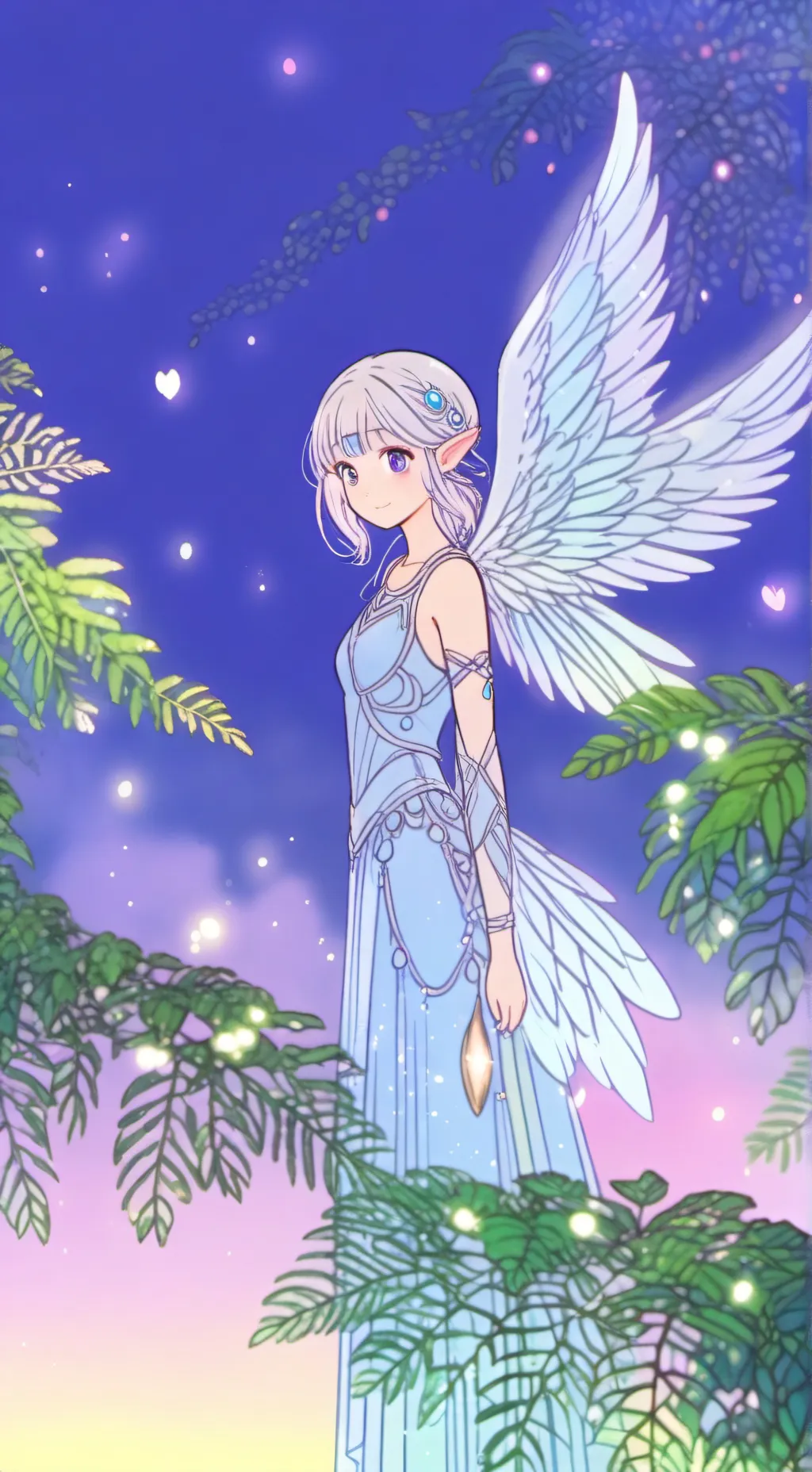 ai character: Ellie the fairy background