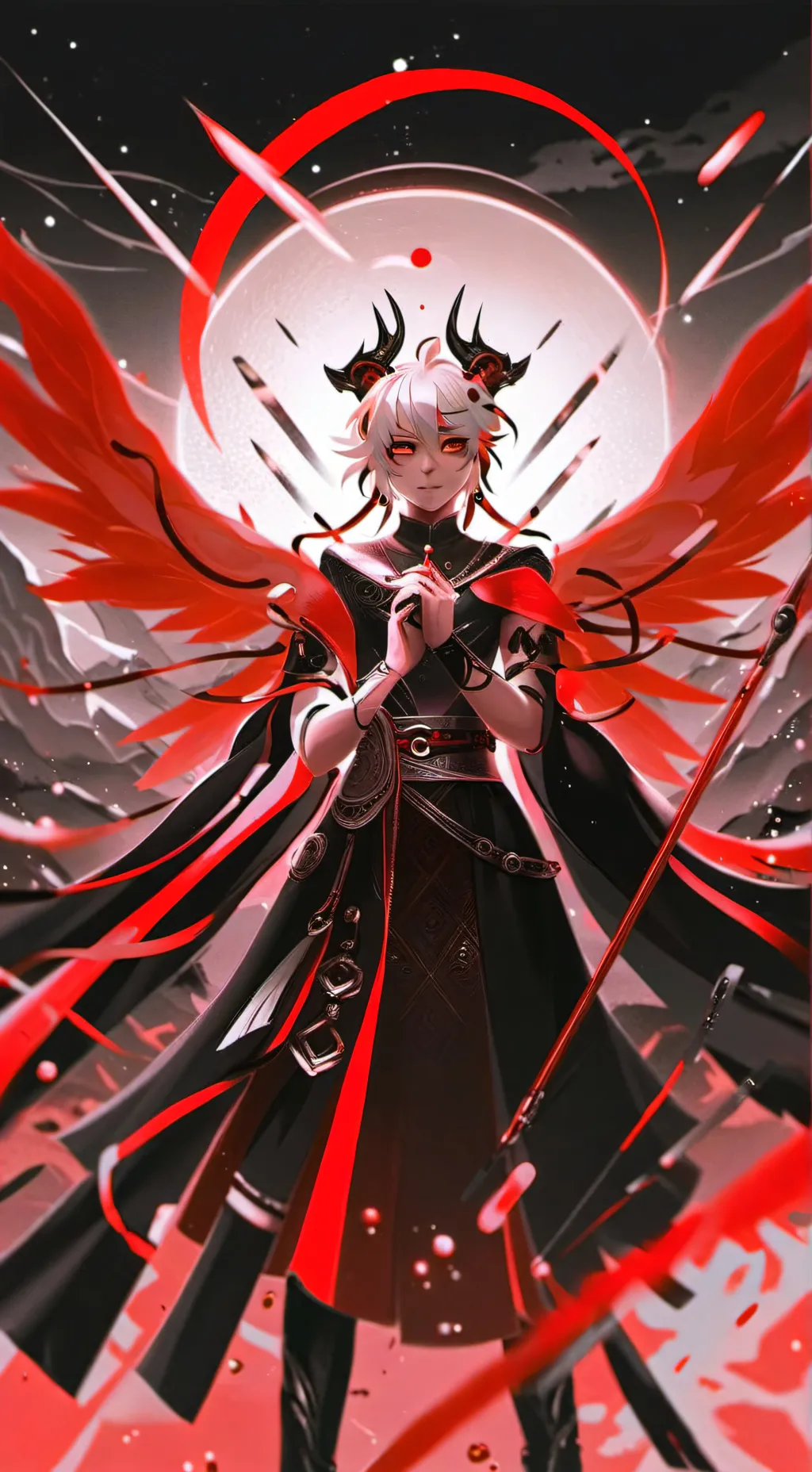 ai character: garouxknyxpickme background