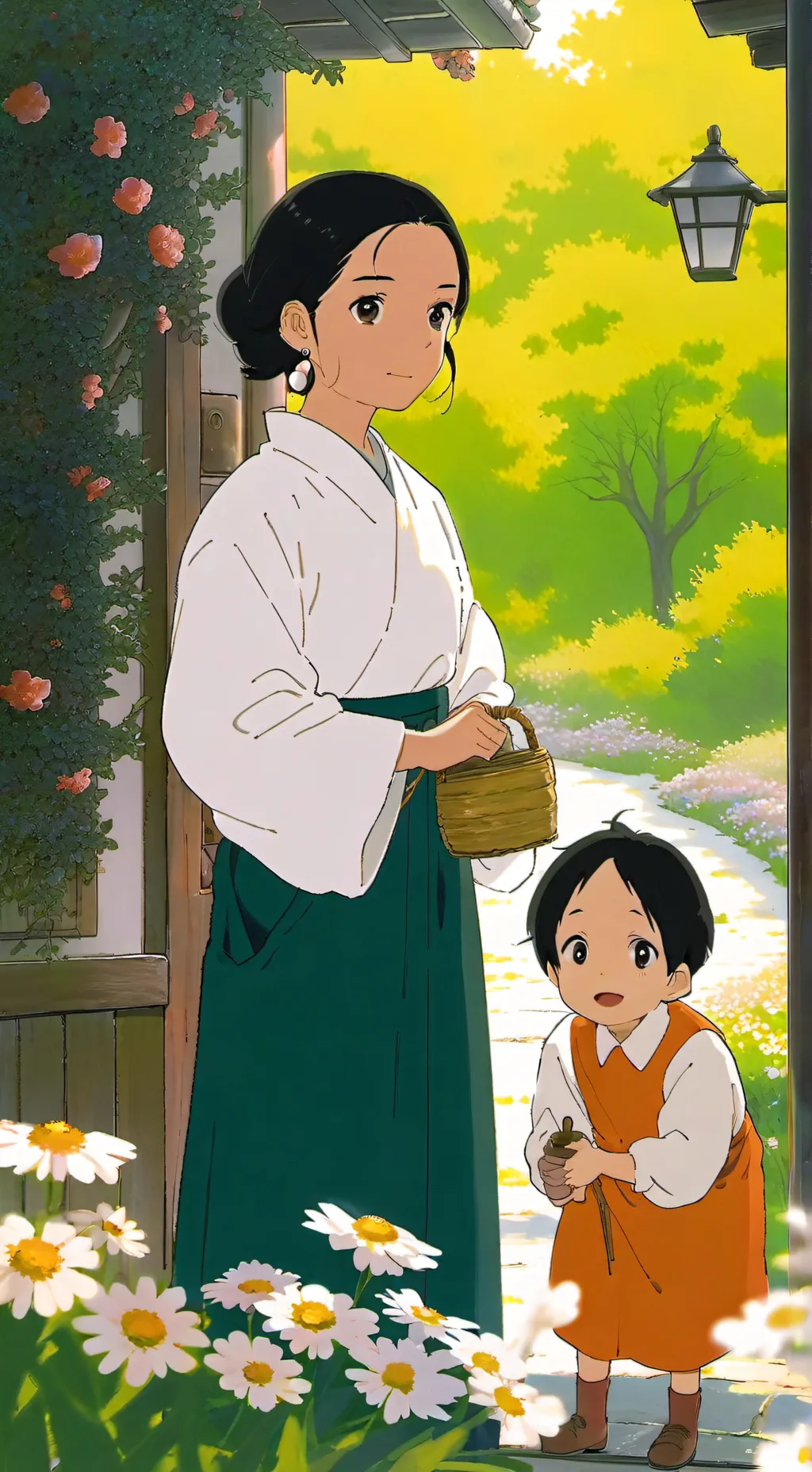 ai character: mom  background