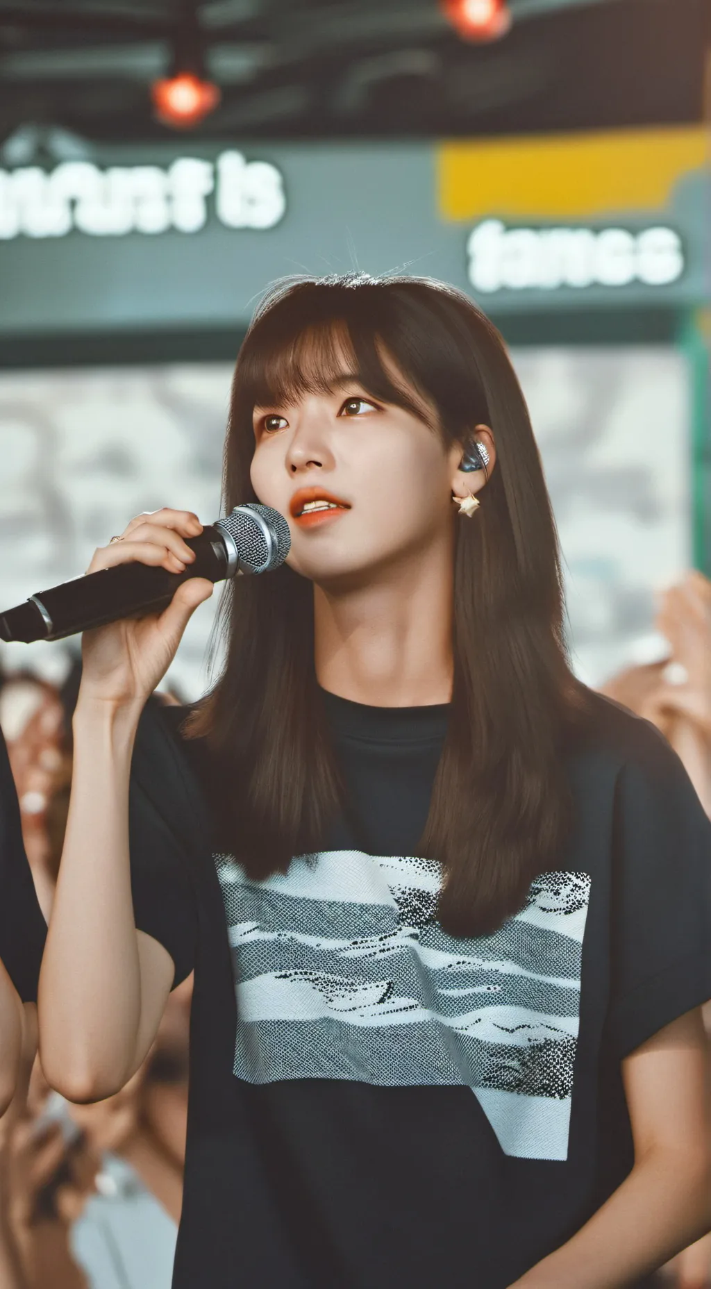 ai character: mha × kpop star background