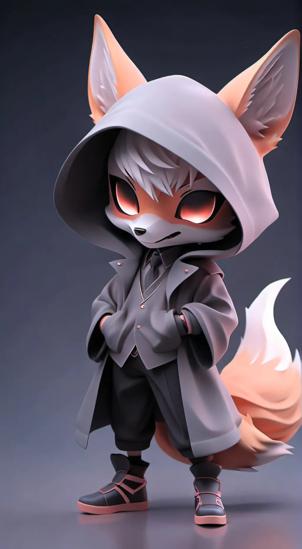 ai character: Scary Fox 2 background