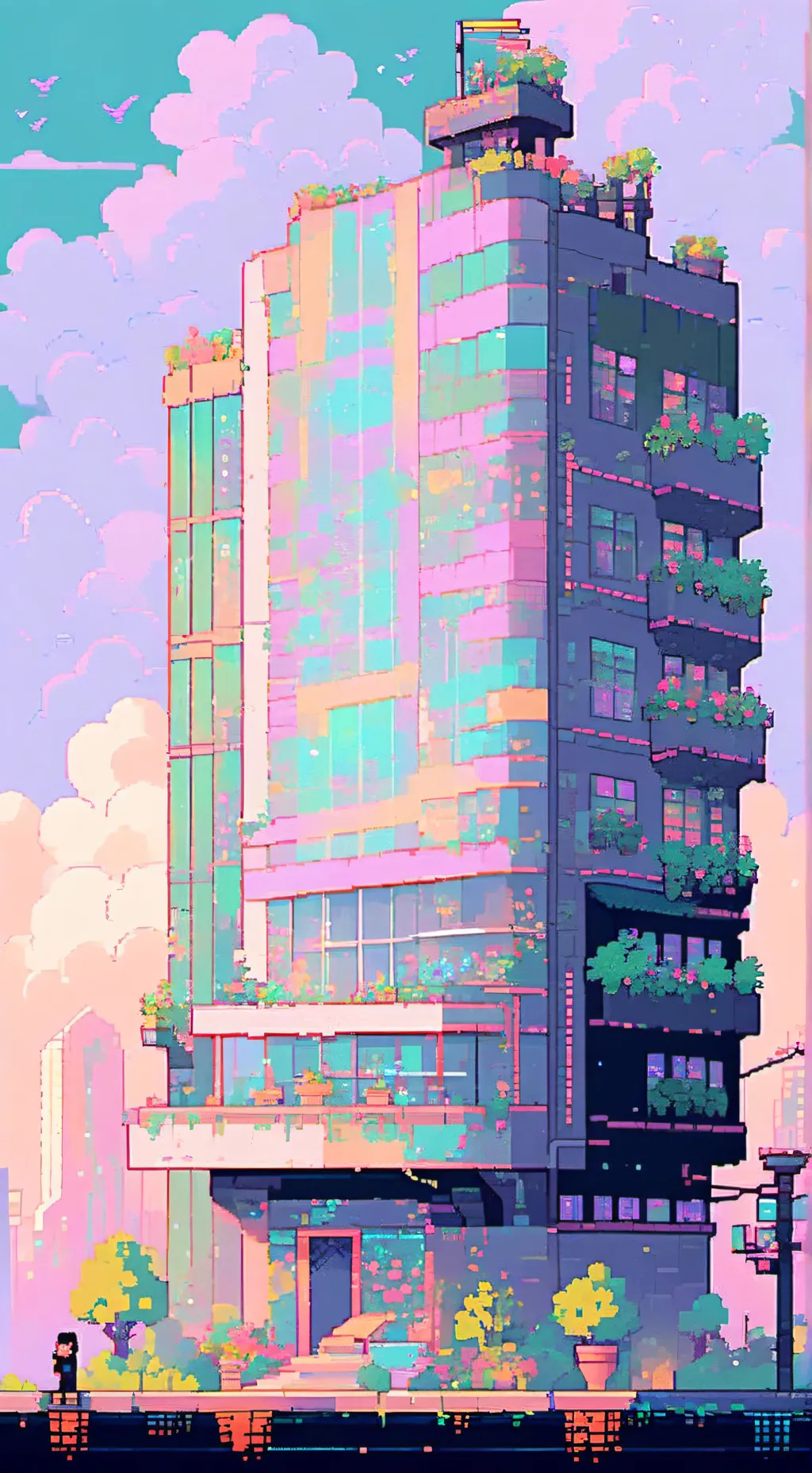 ai character: forsaken Sleepover background