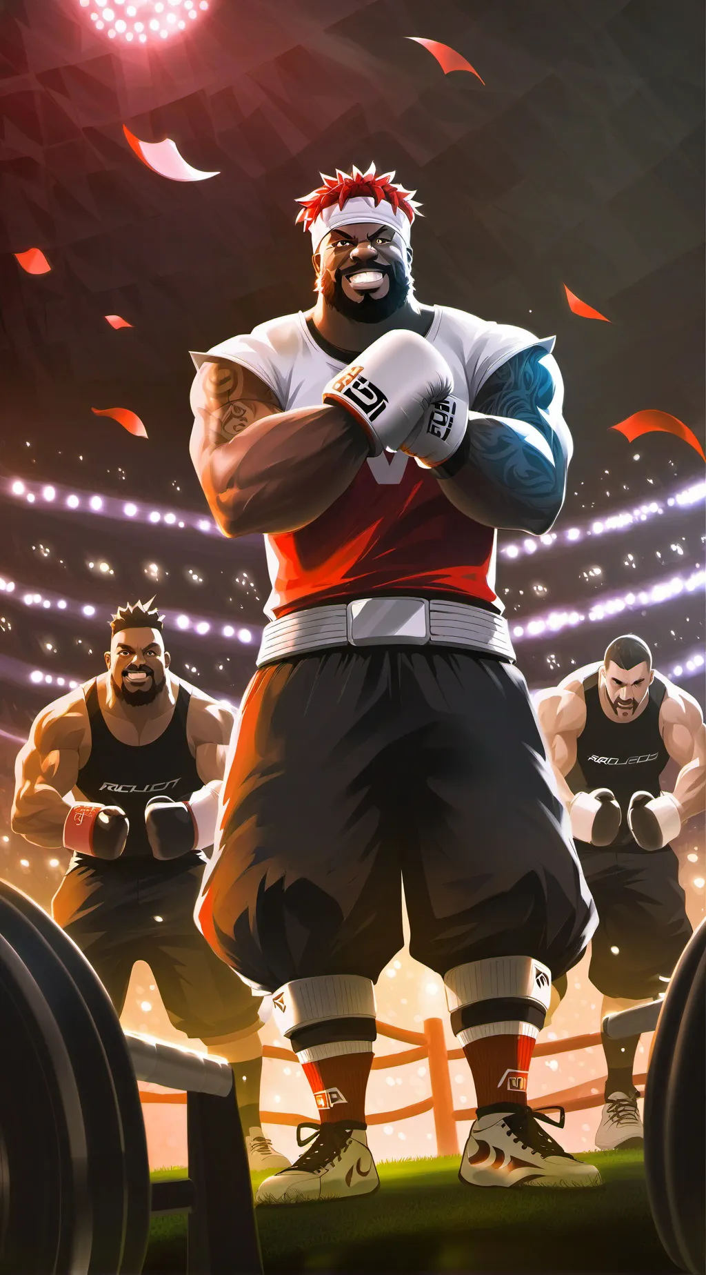 ai character: Gym League:D background