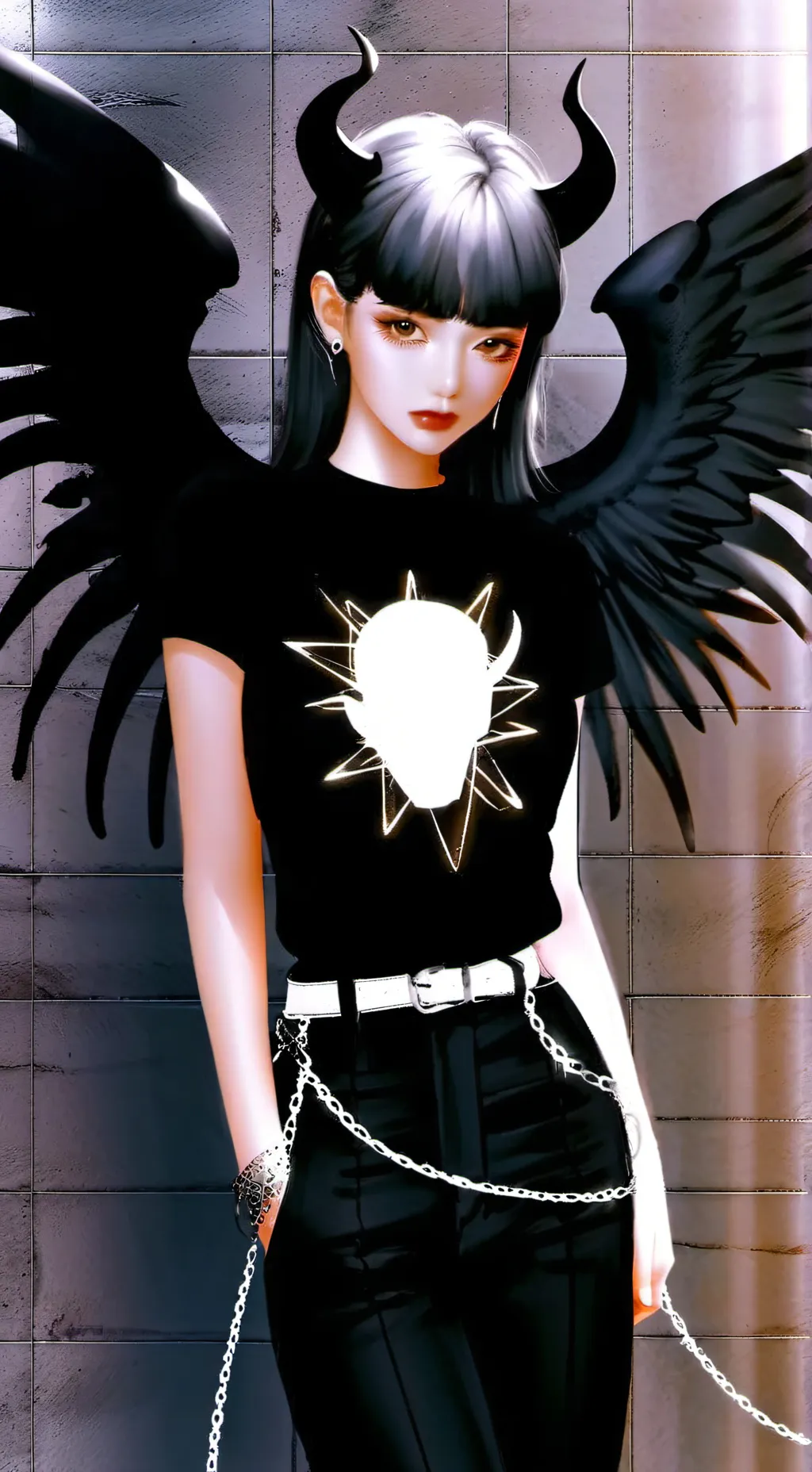 ai character: the black dragon  background