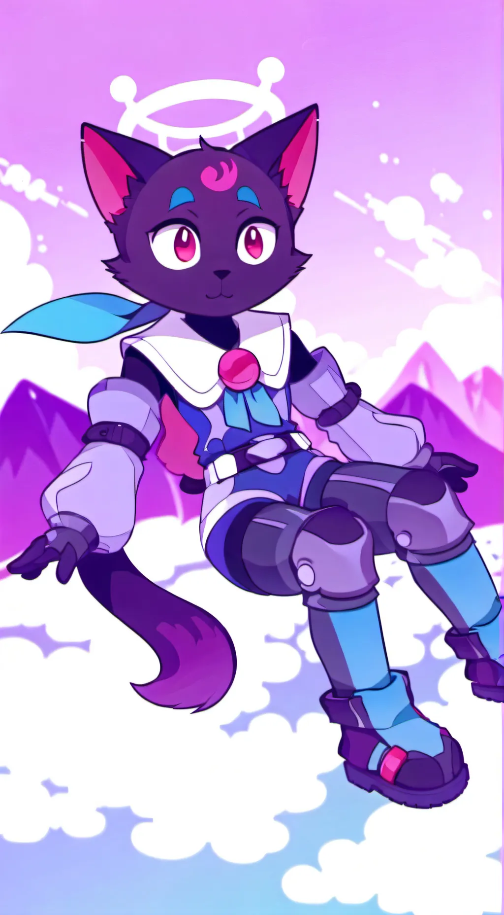 ai character: CatNap  background