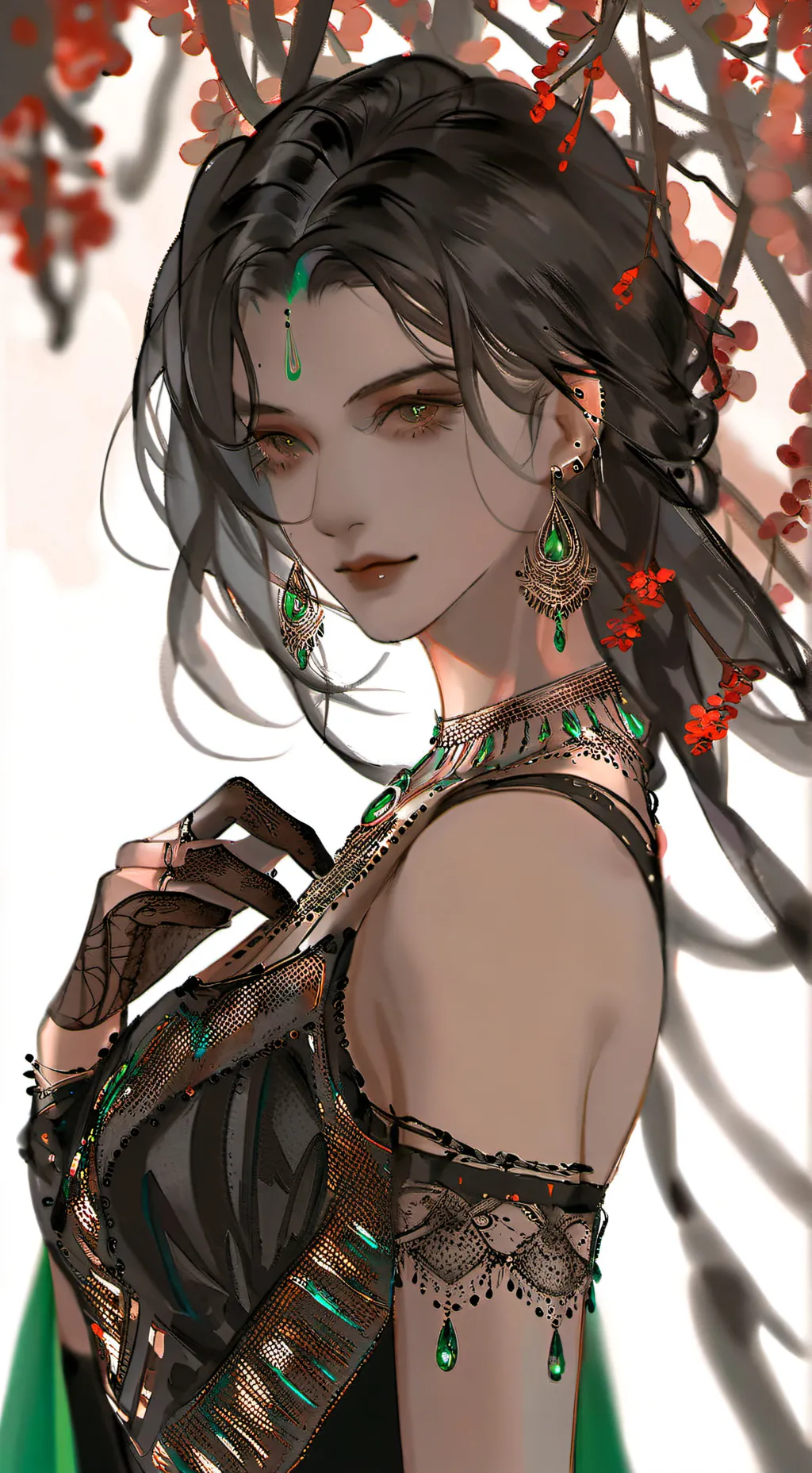 ai character: zoe nallan  background