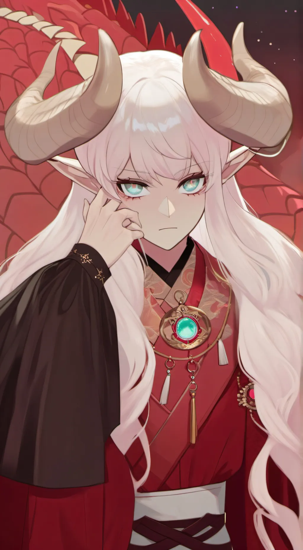 ai character: Helluva boss satan background