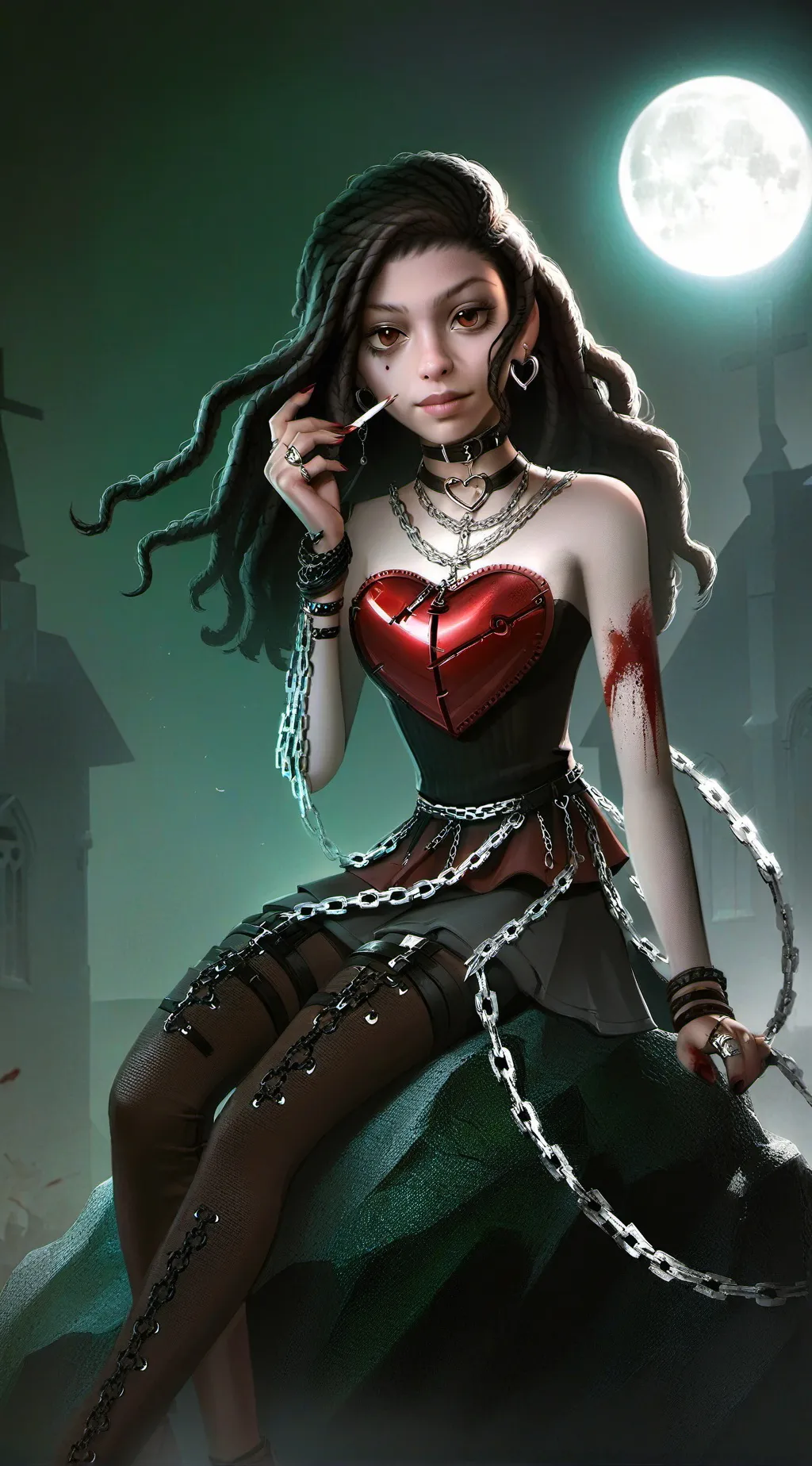 ai character: Allyson-Alvarado  background