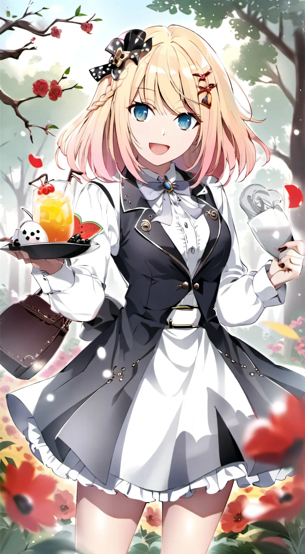 ai character: Rose background