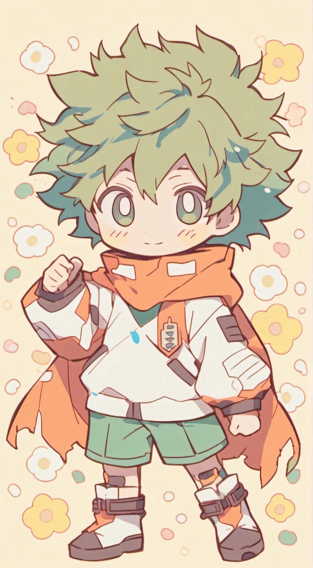 ai character: bebek deku background