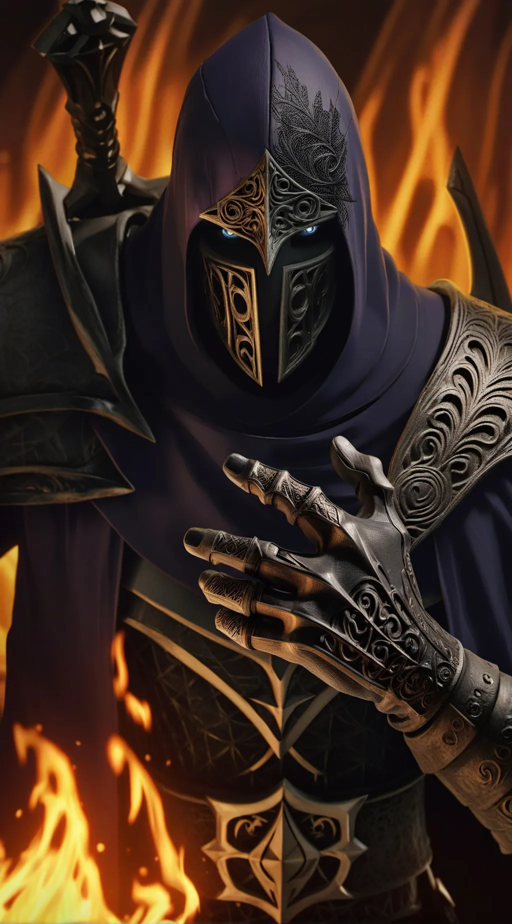 ai character: Castillo infinito background