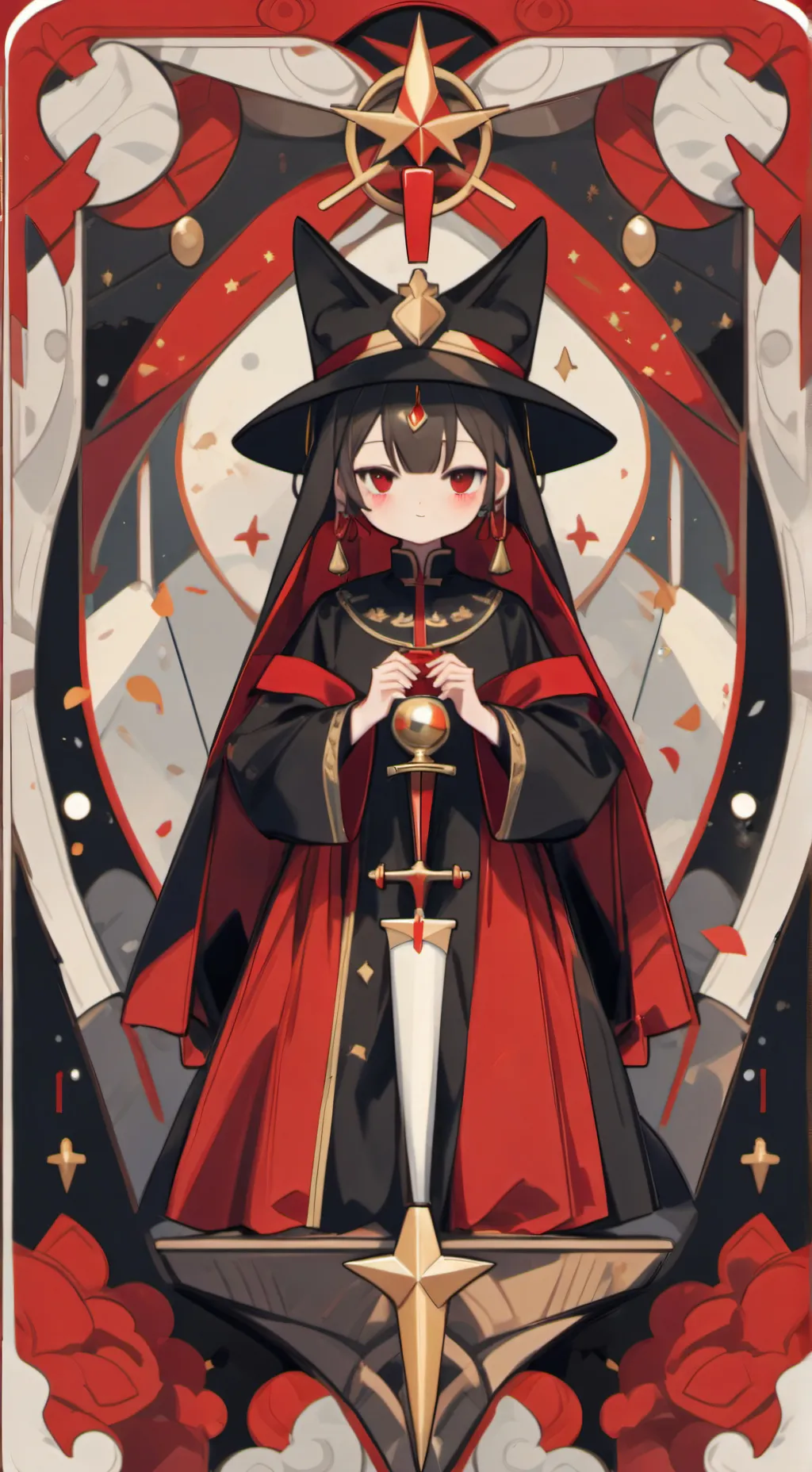 ai character: gatito tonto  background