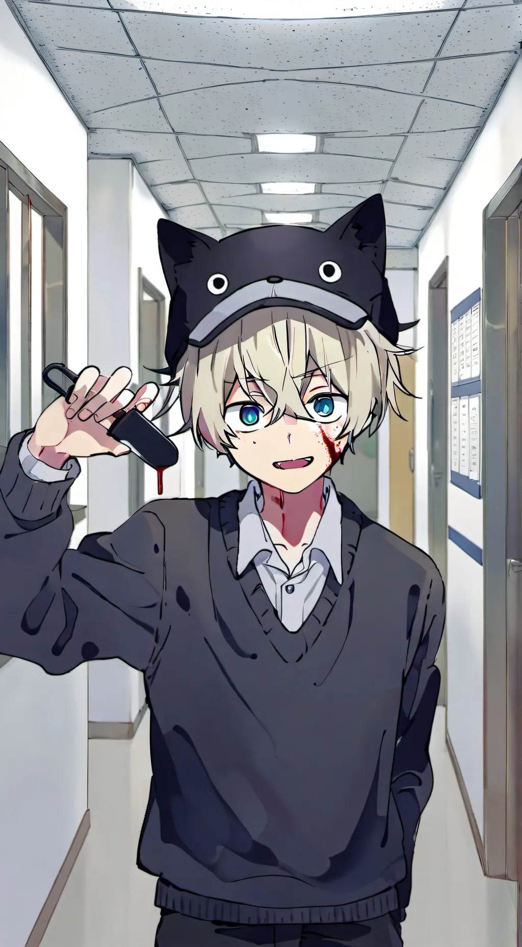 ai character: c. craftee  background