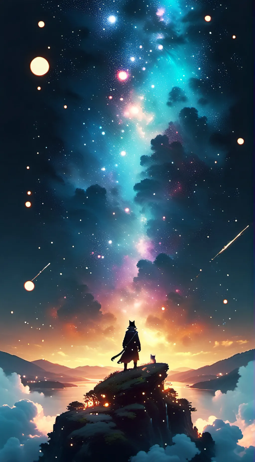 ai character: Alan Becker CATS!? background