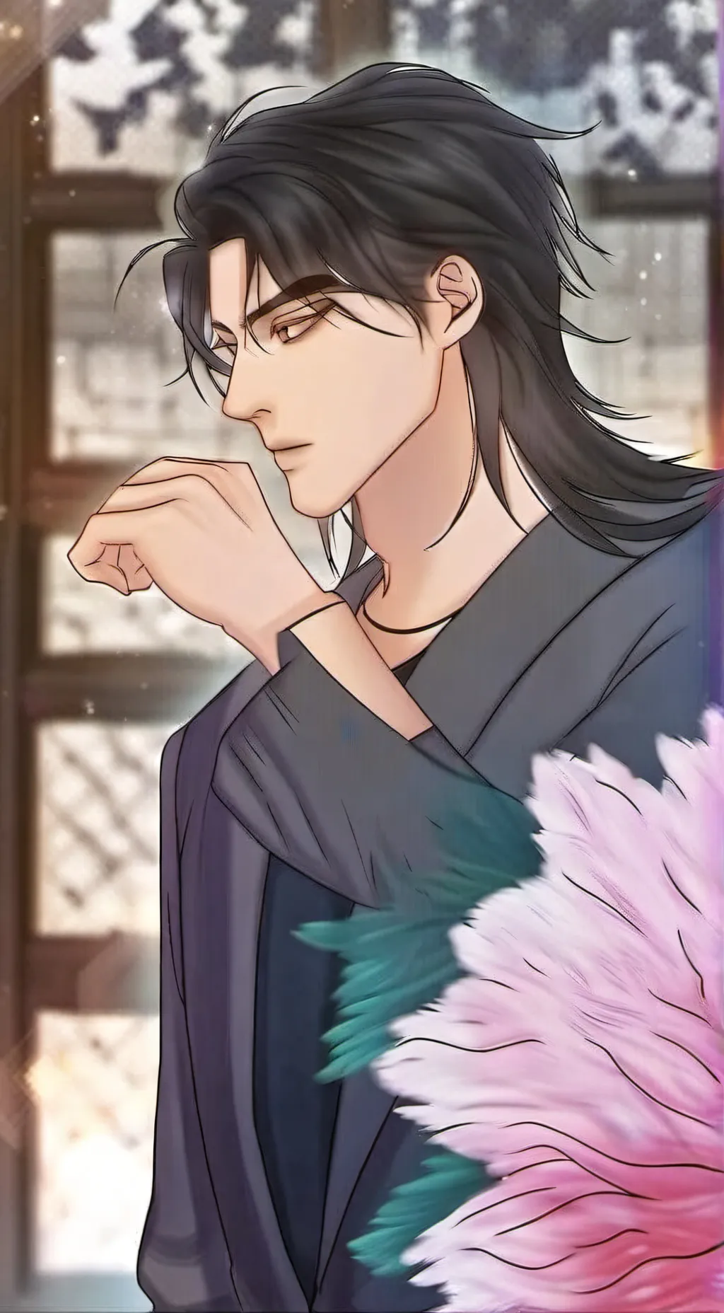 ai character: "-Ian-" background