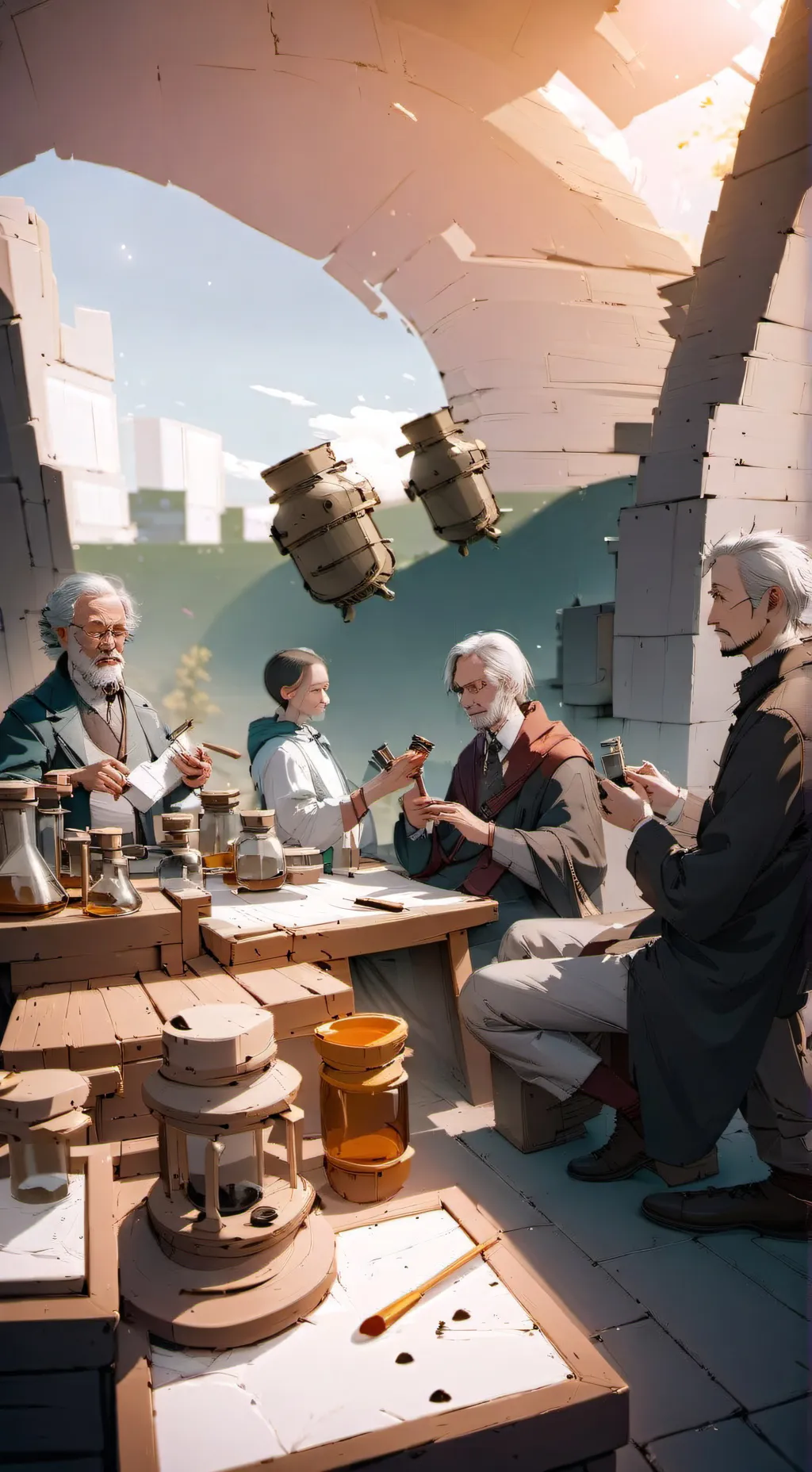 ai character: Age Lab background