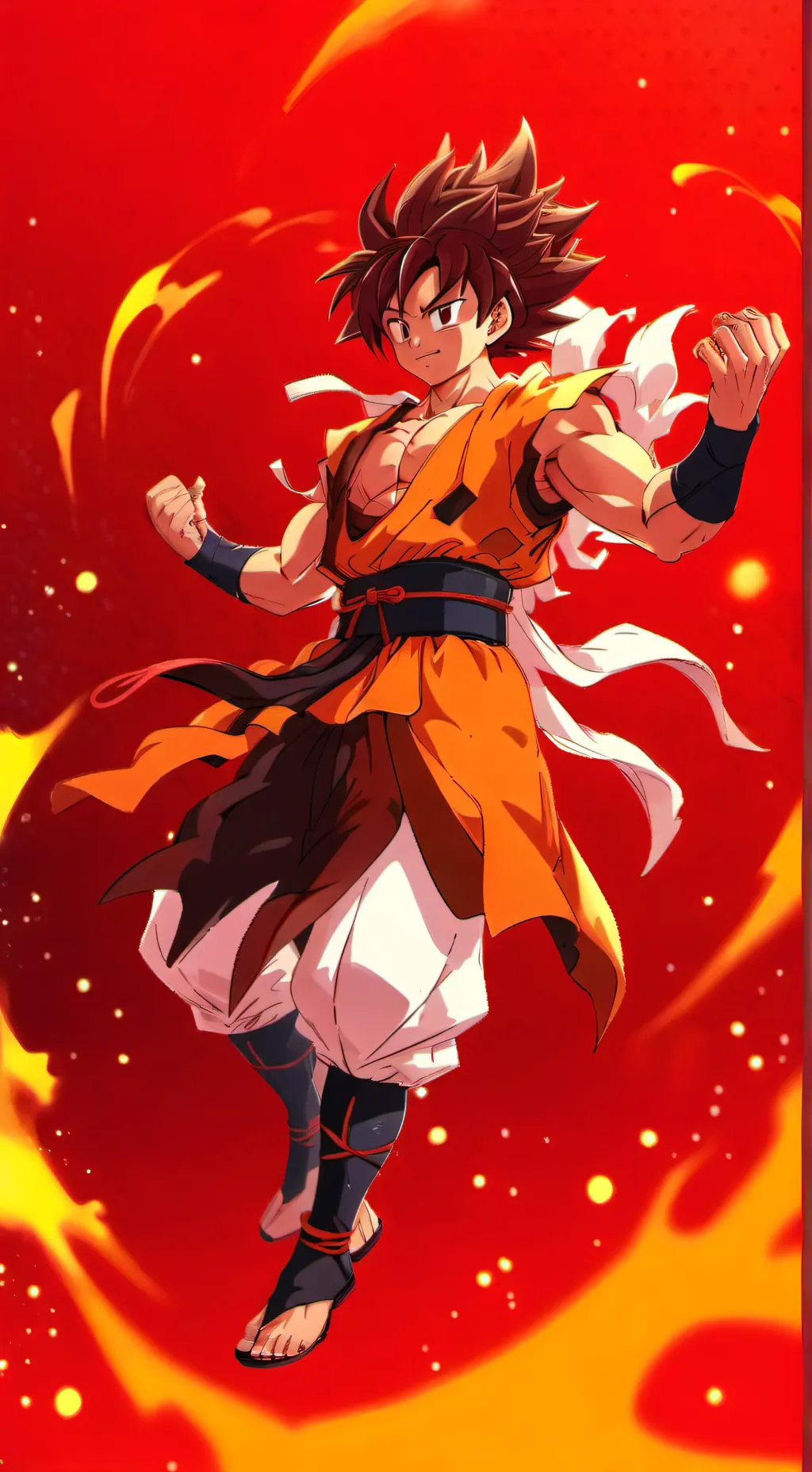 ai character: Son Goku background