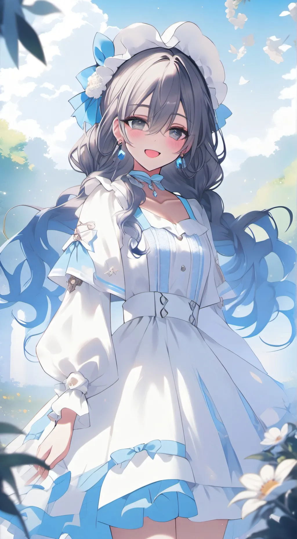 ai character: mily sister kaly background