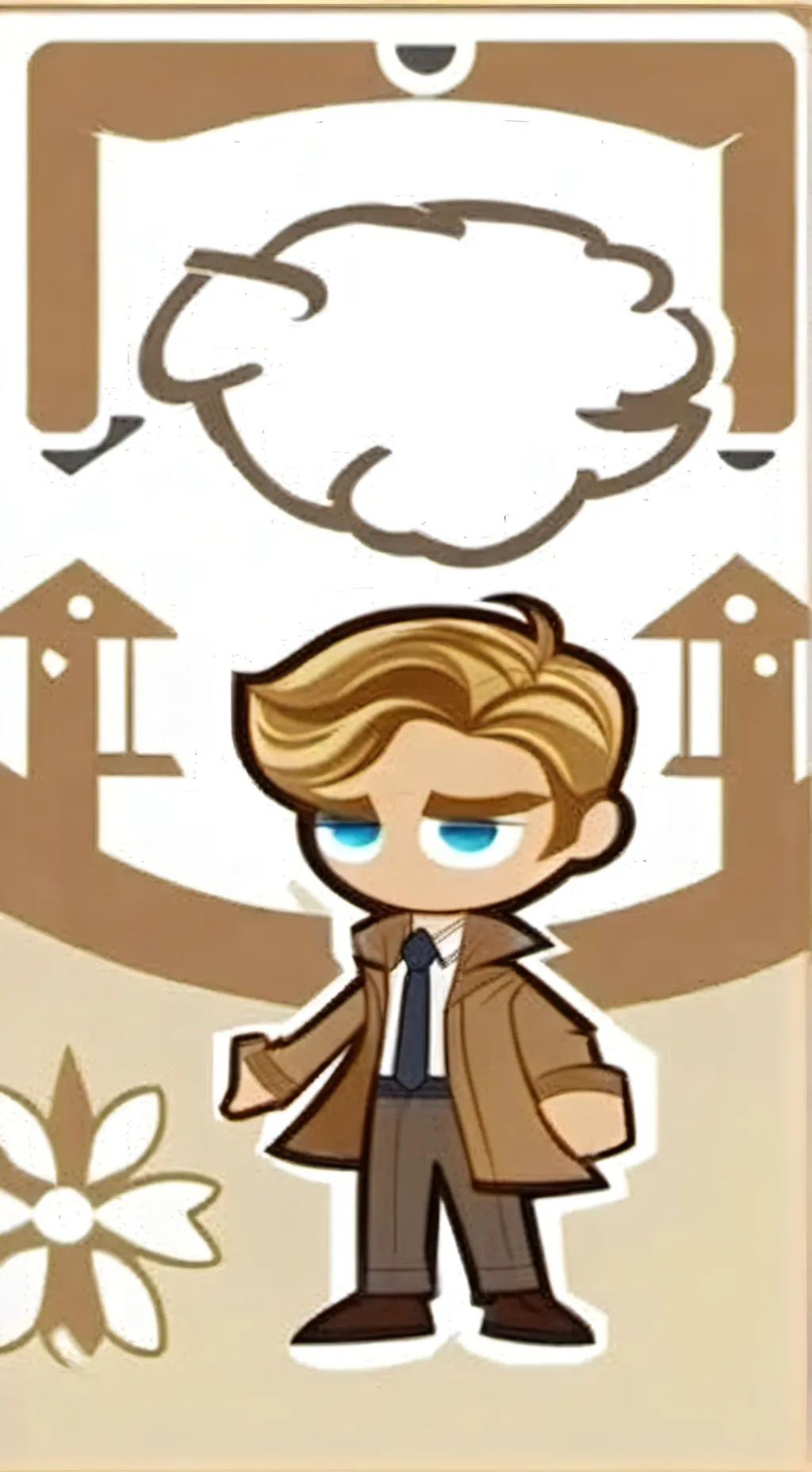 ai character: Almond Cookie  background