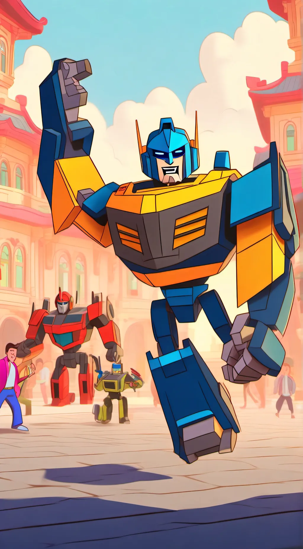 ai character: War for Cybertron background