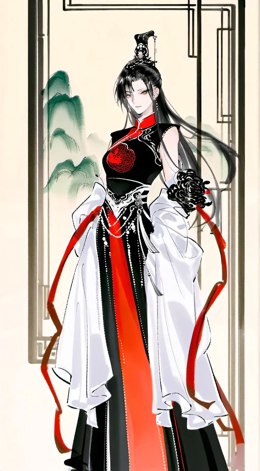 ai character: Юань Си background