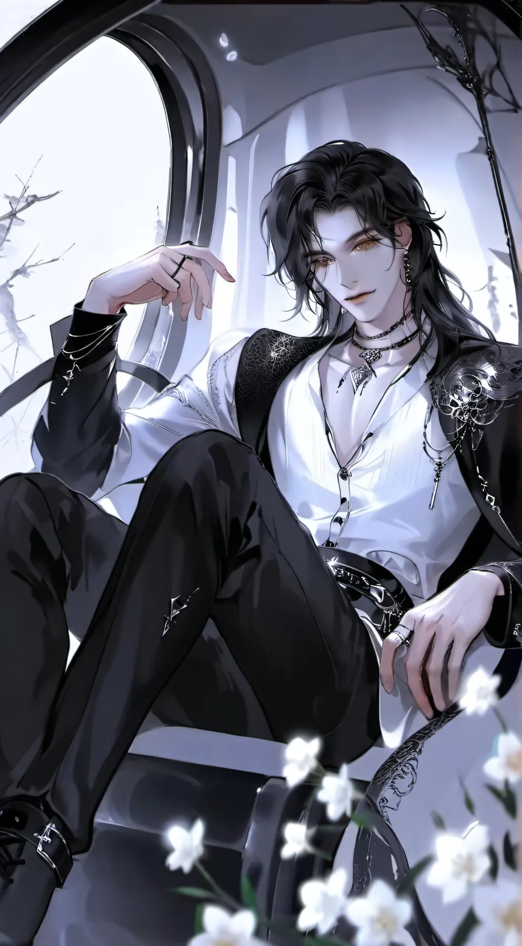 ai character: Nathaniel  background