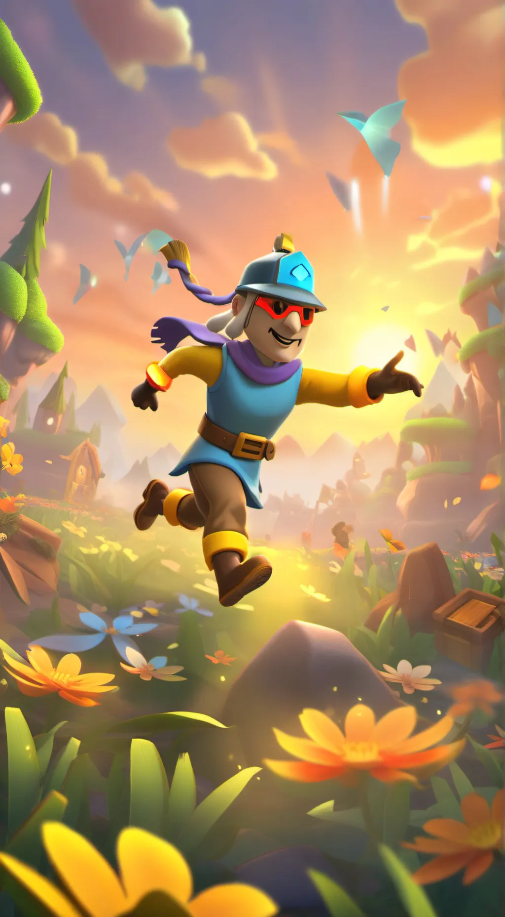 ai character: CARL 09 GAMESHOW background