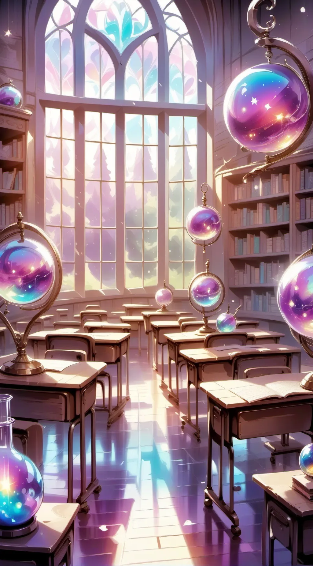 ai character: School of Myths background