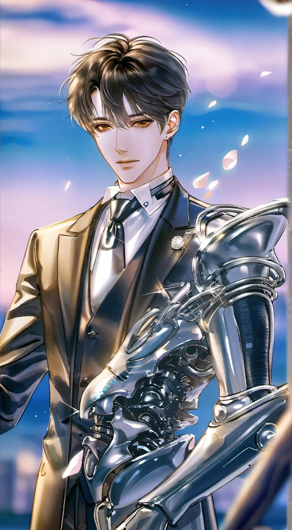 ai character: Minato  background