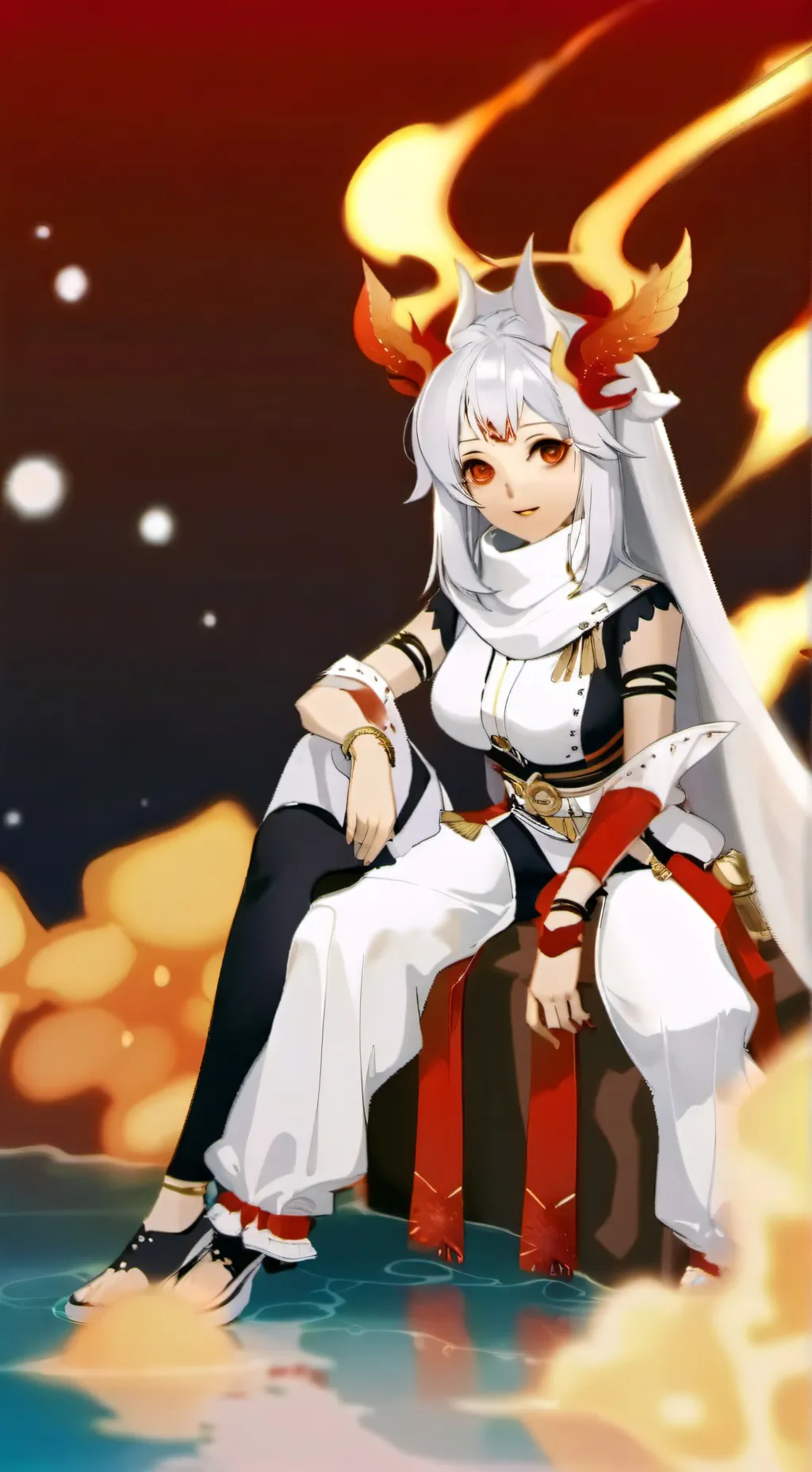 ai character: Анрия  background