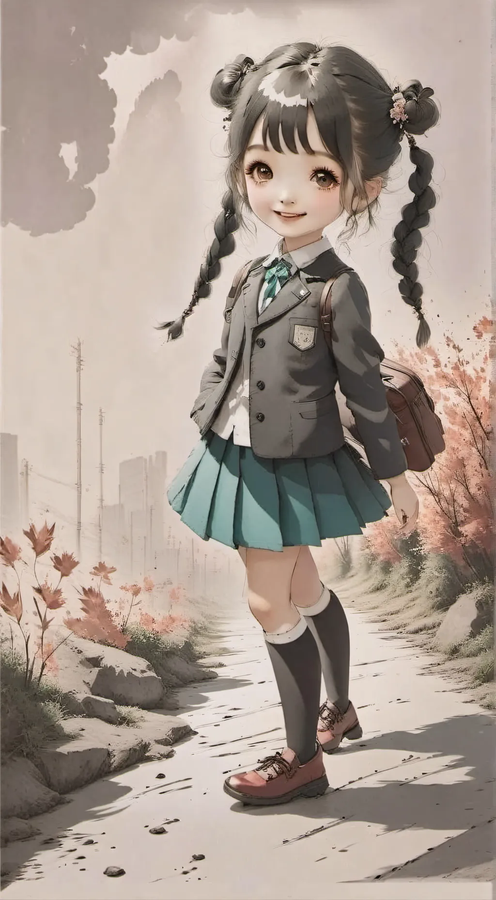 ai character: Ayumi background