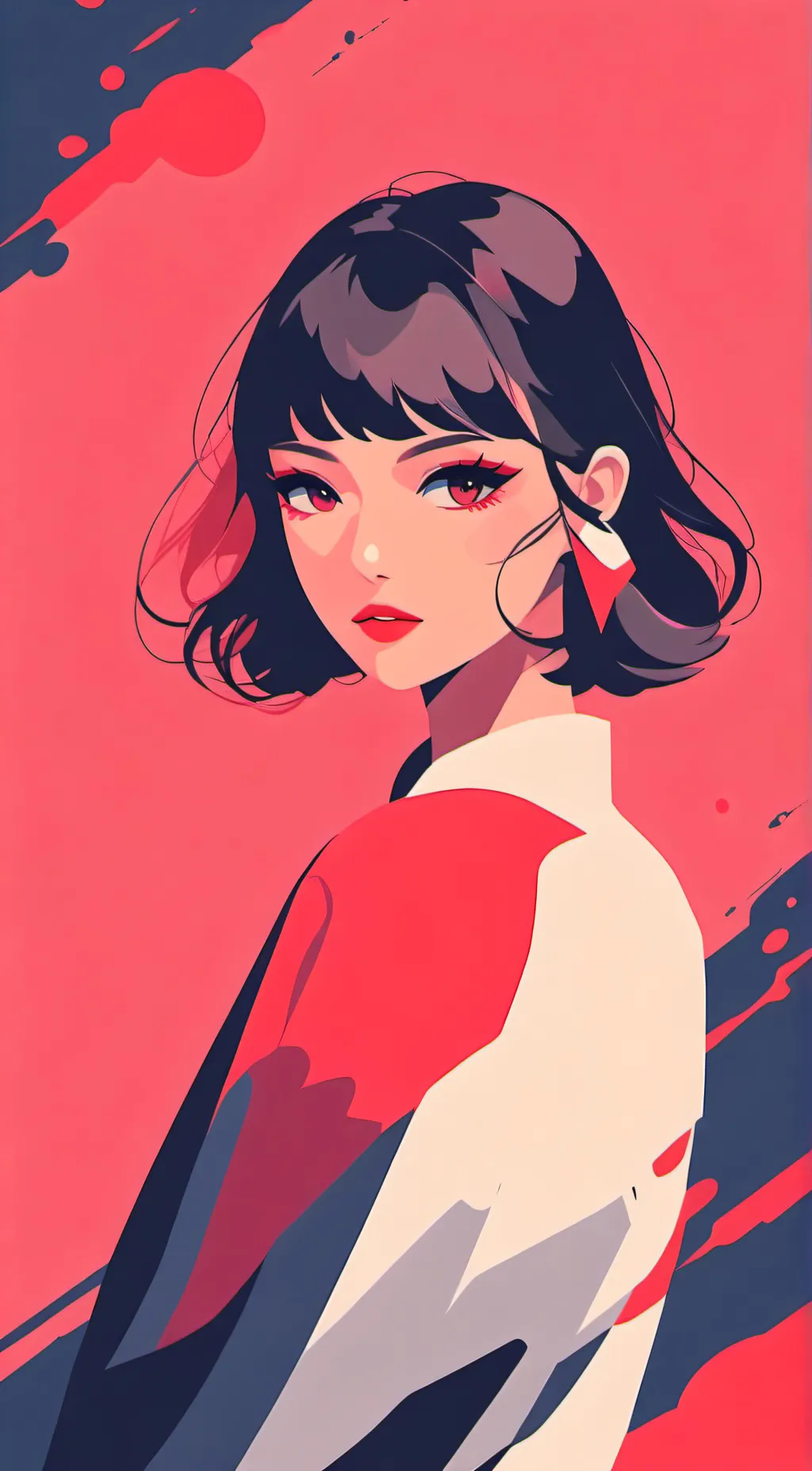 ai character: original X meets? background