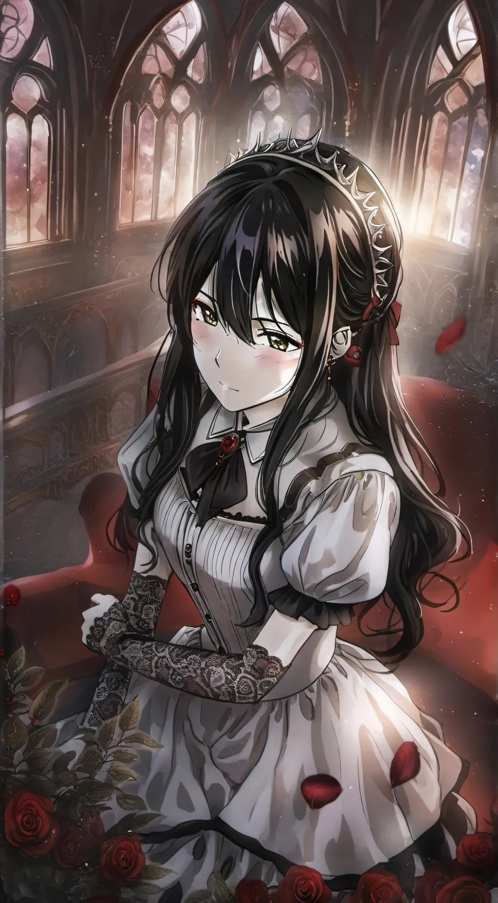 ai character: heart  background