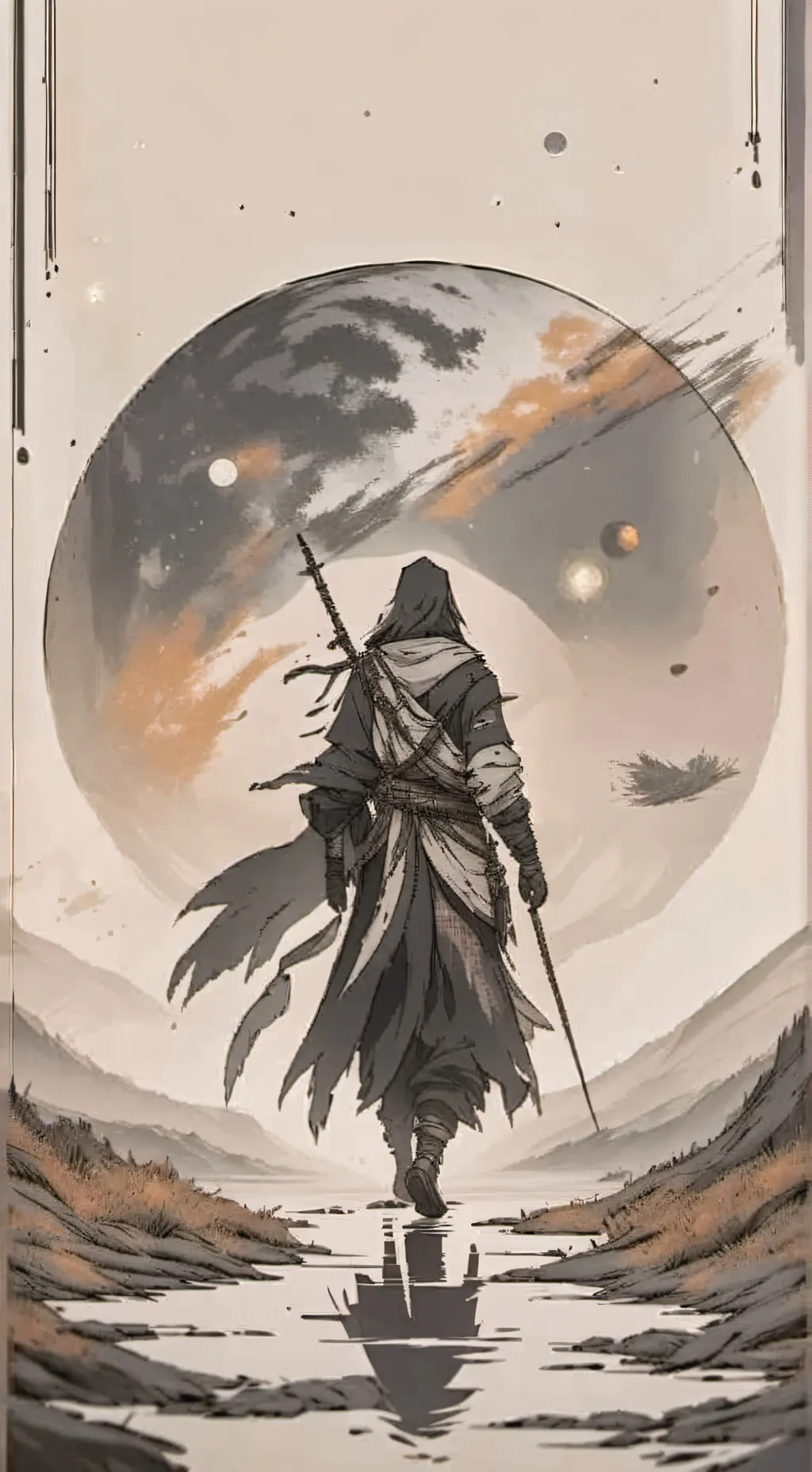 ai character: La vision background