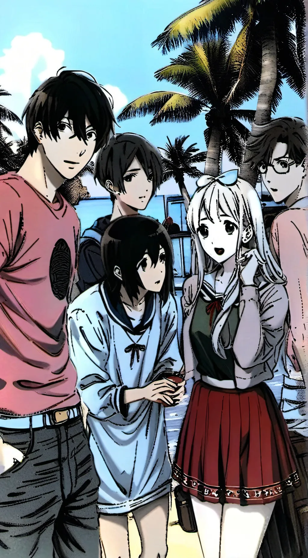 ai character: Project Sekai background