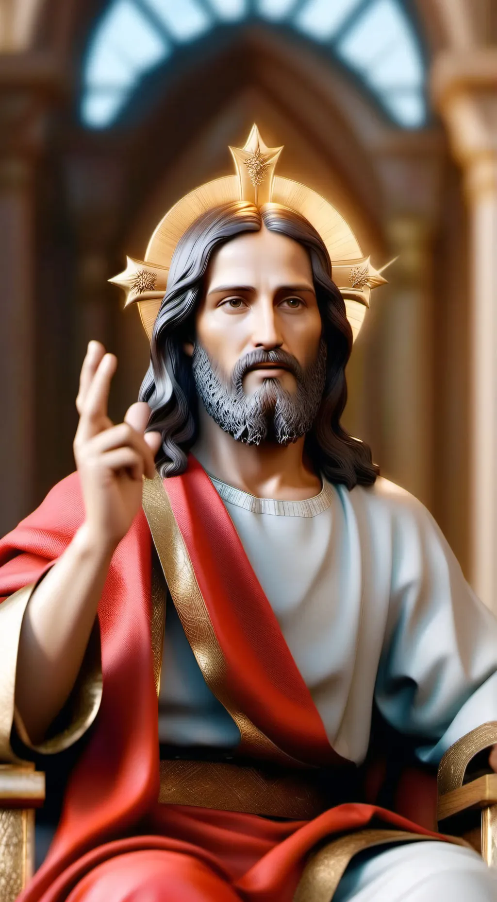 ai character: christans unite background