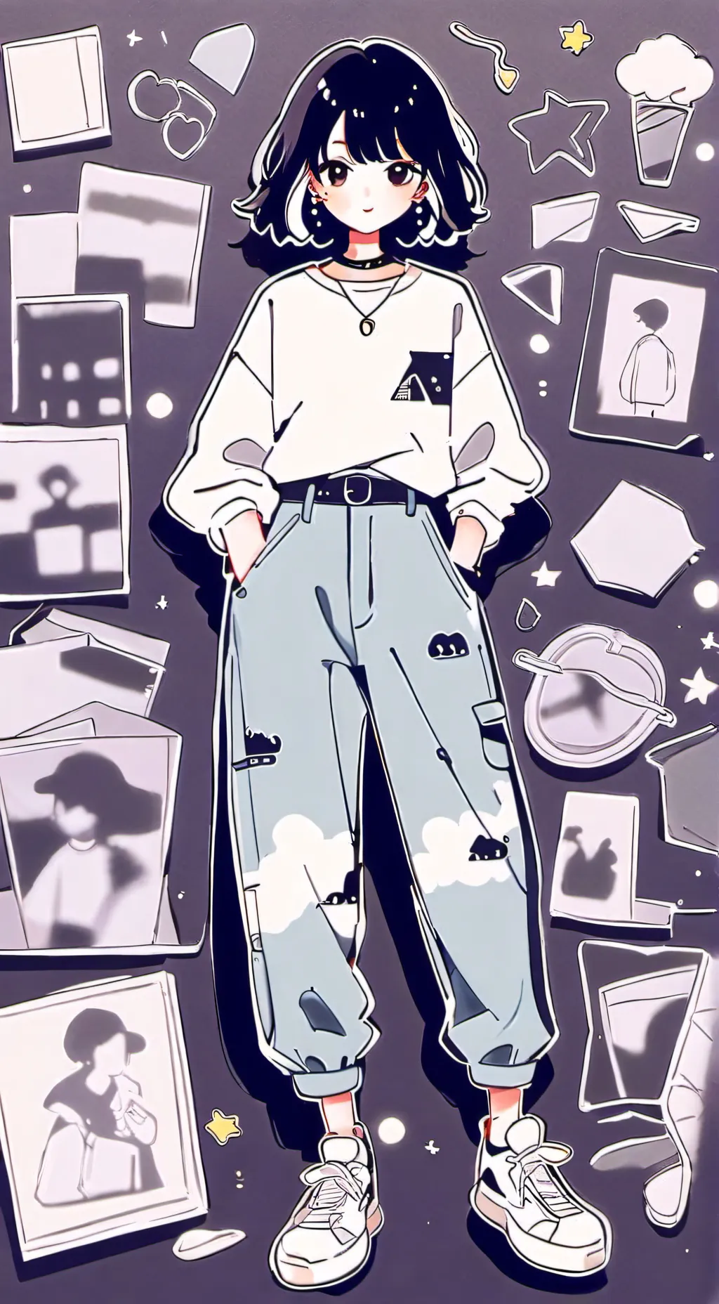 ai character: Me! background