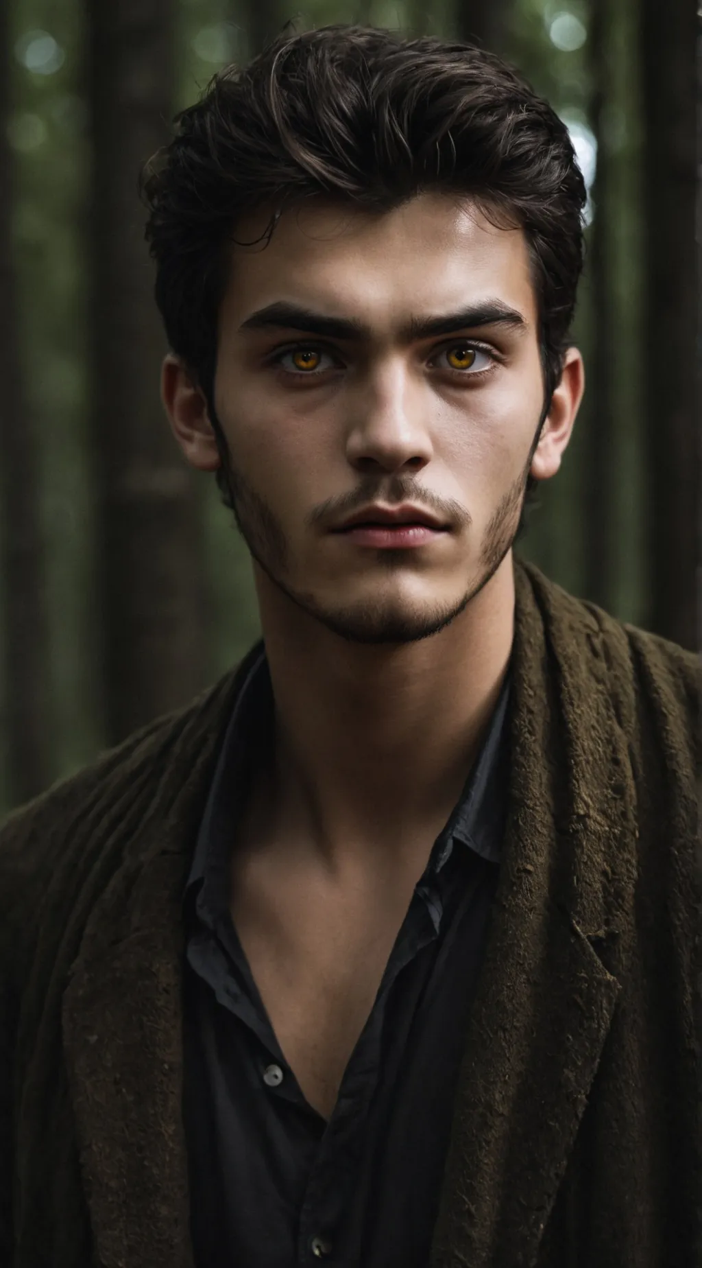 ai character: Landis Carpenter  background