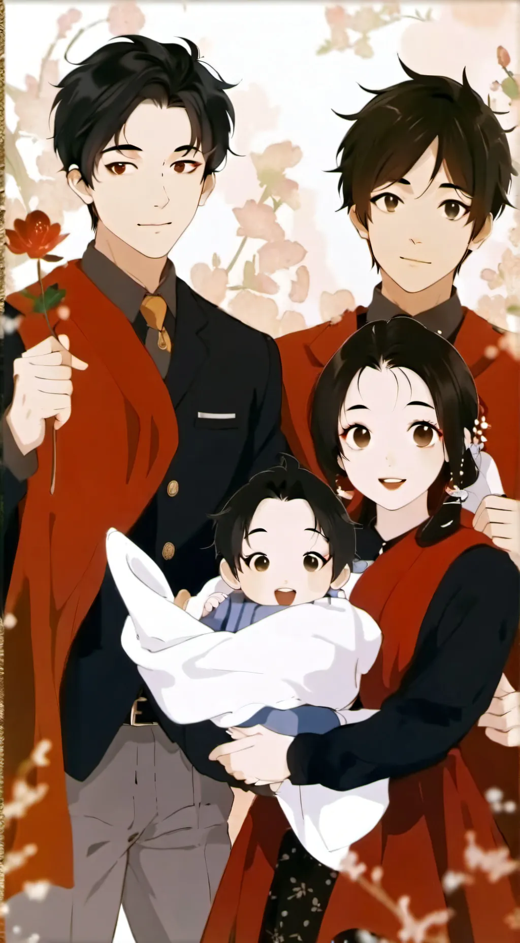 ai character: david joshua lily  background