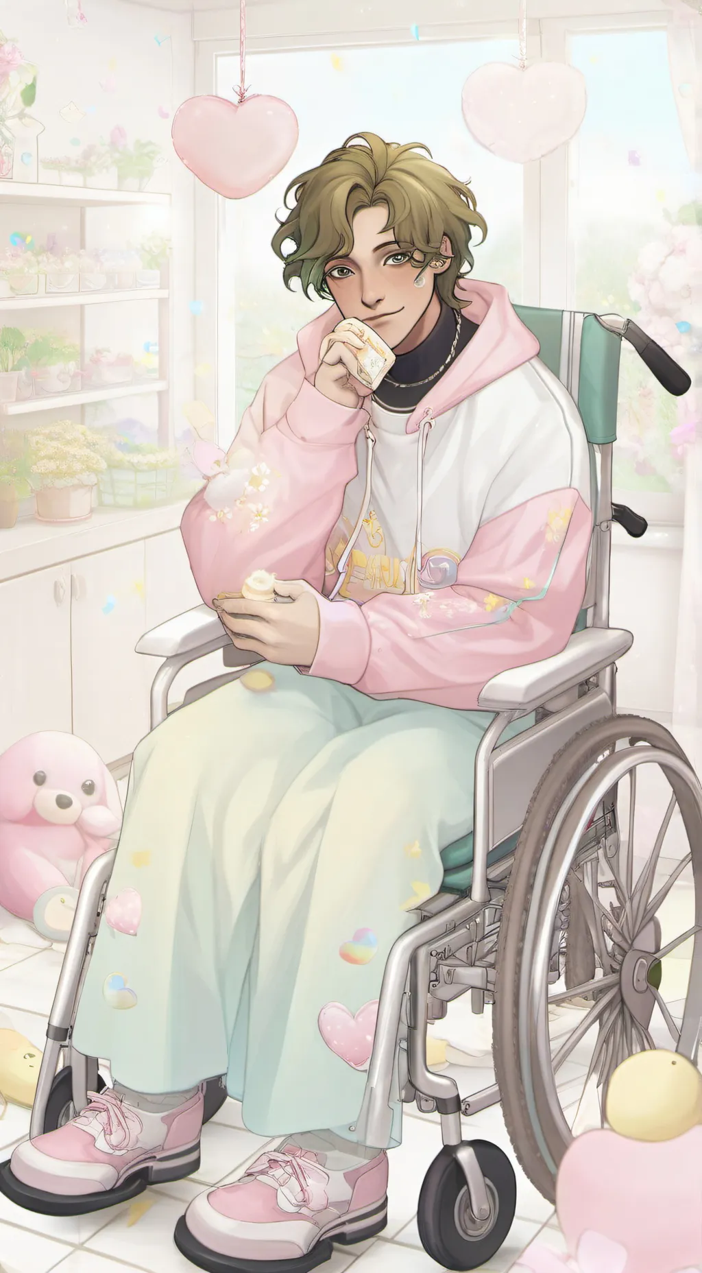 ai character: Louis  background