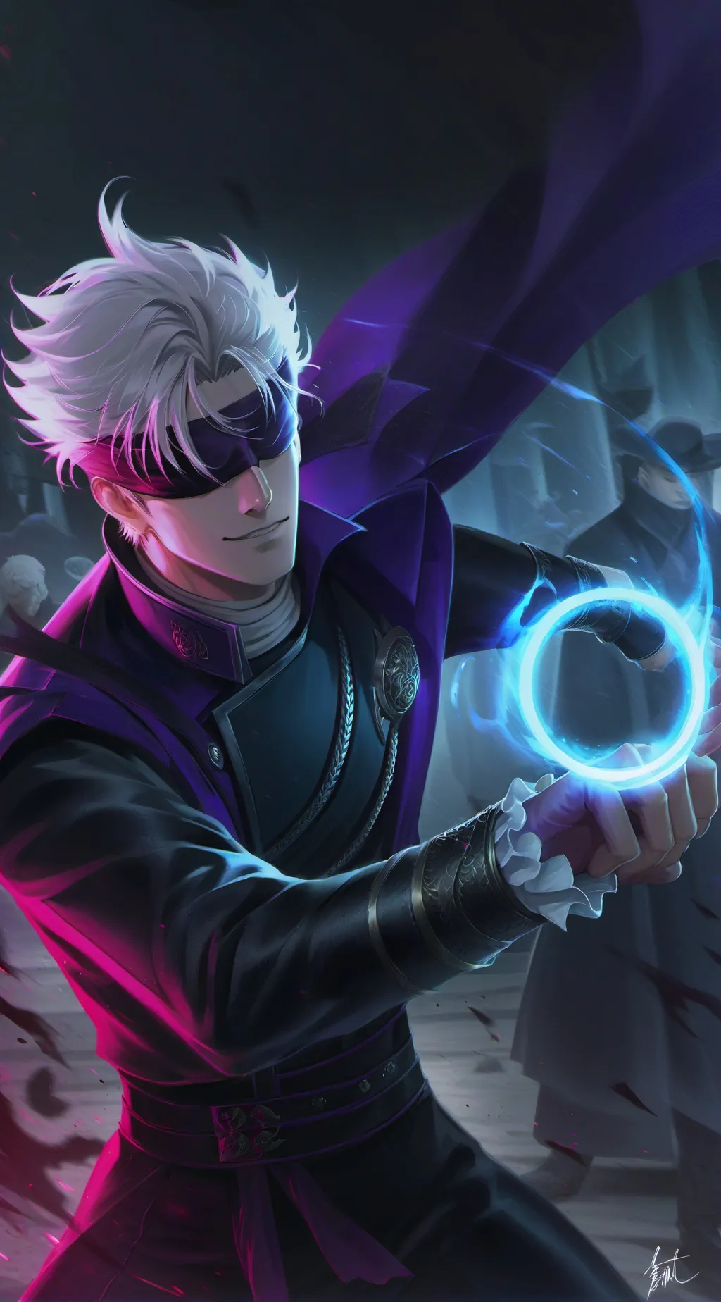 ai character: Gojo Satoru background