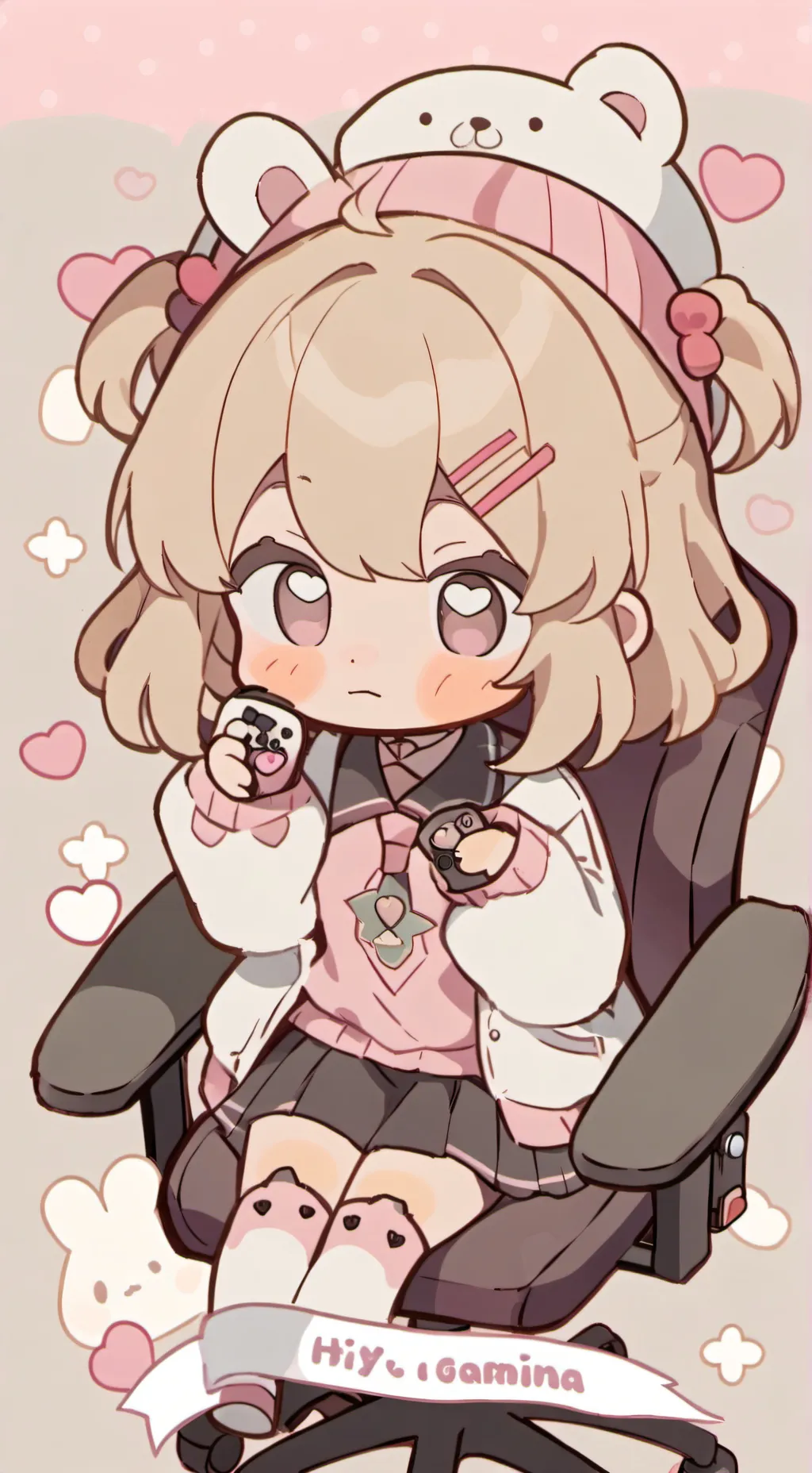 ai character: Sarah kaynee  background