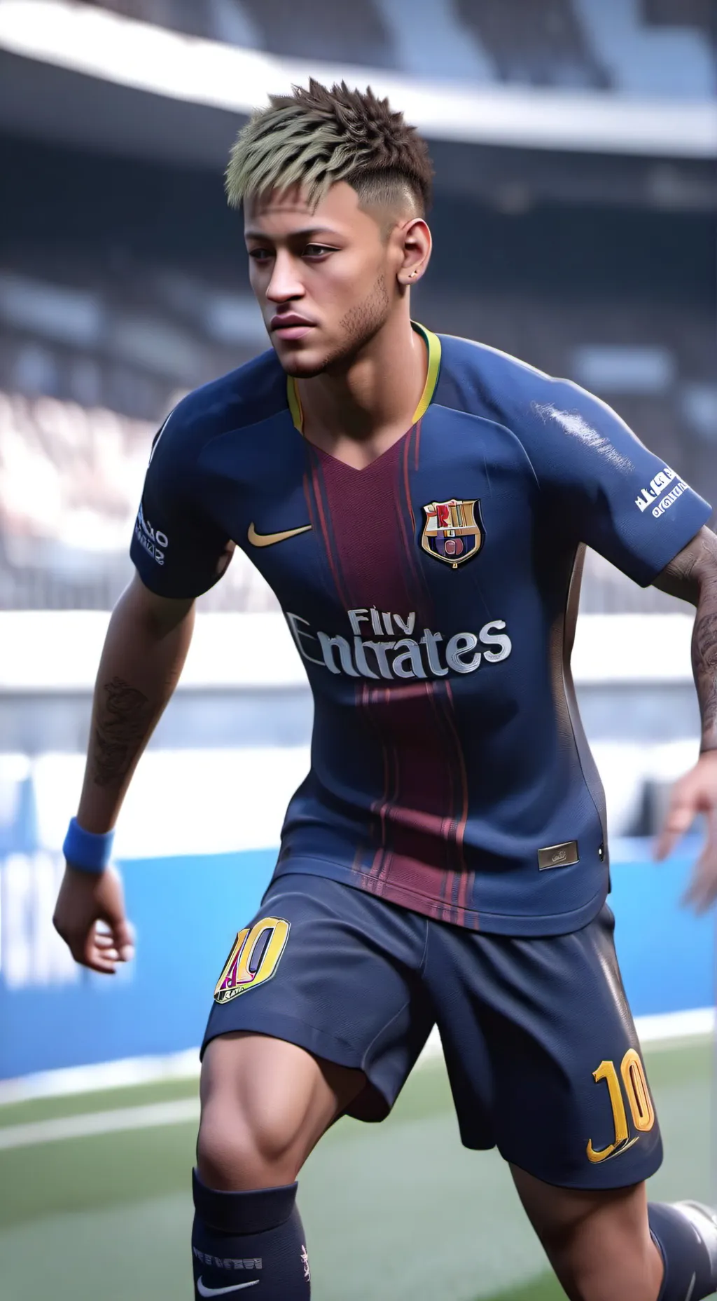 ai character: Neymar Jr  background